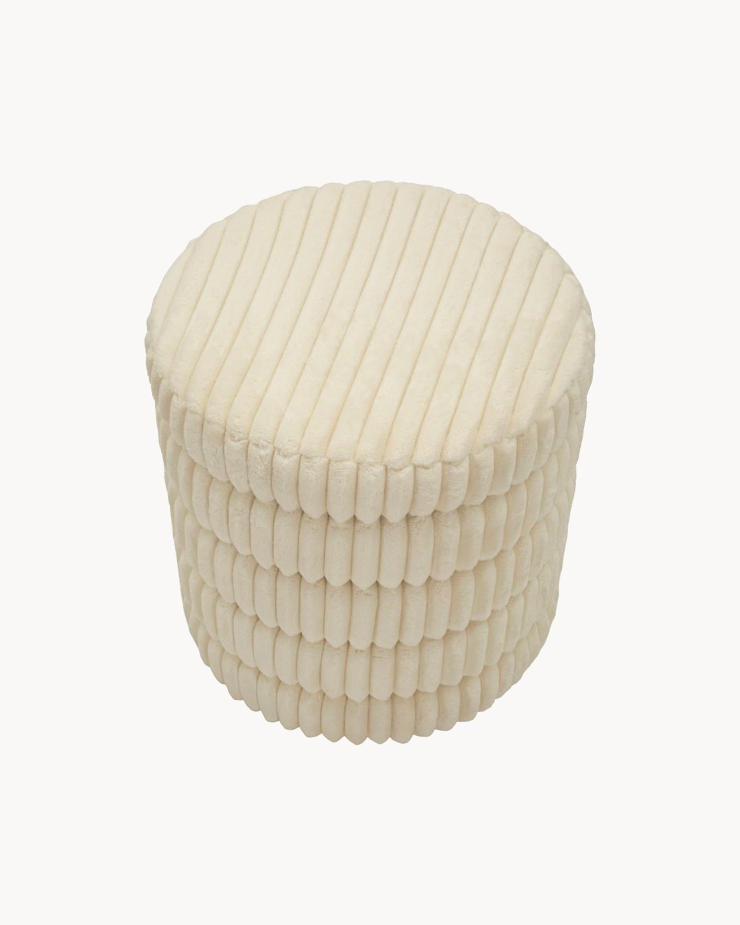 Pouf imbottito in velluto Goteborg Levels