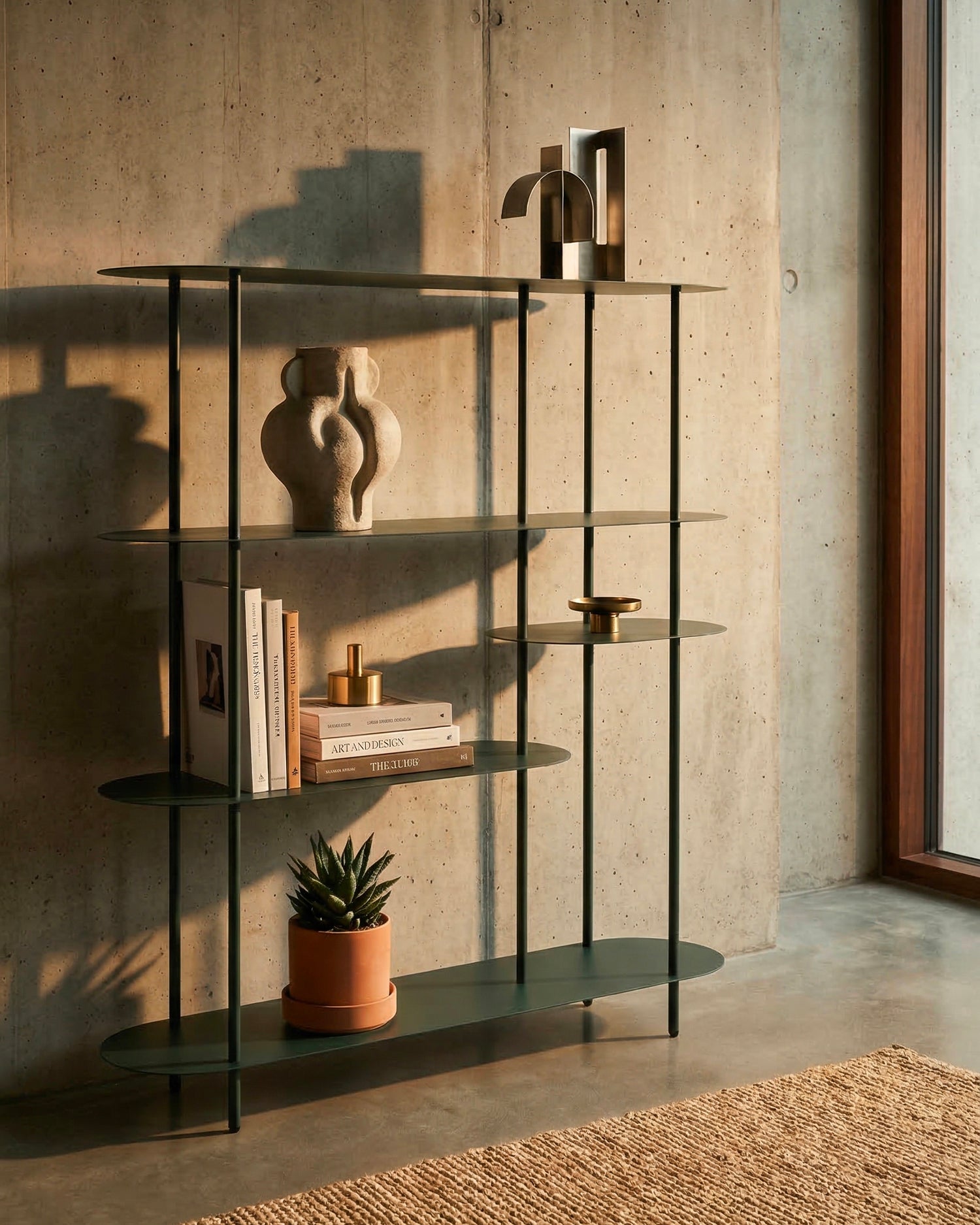 Scaffale alto in metallo Saturn