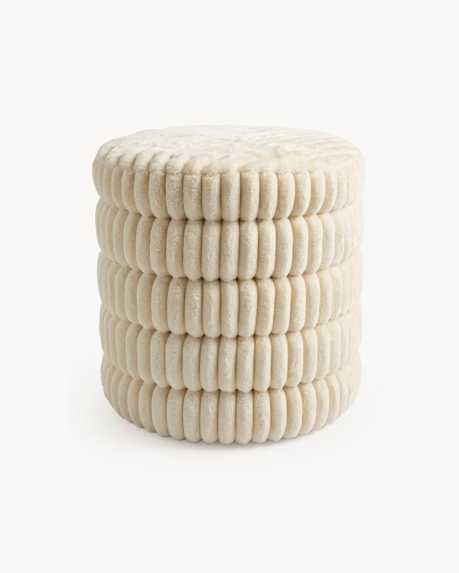 Pouf imbottito in velluto Goteborg Levels