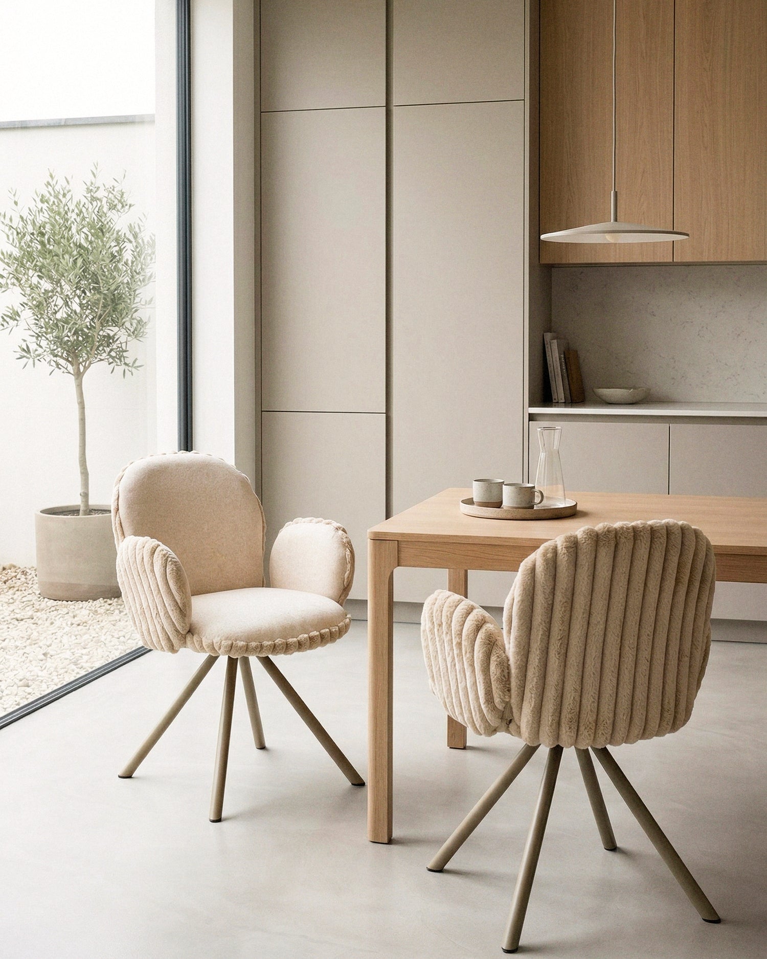 Set 2 sedie in tessuto Stoccolma B