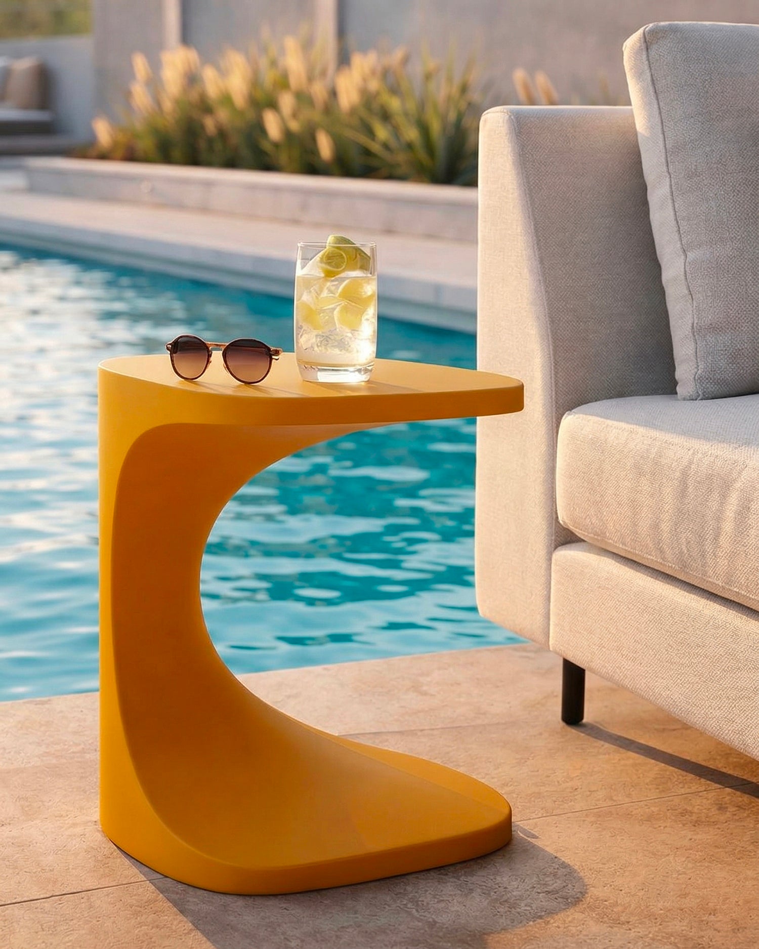 Tavolino da esterno in polipropilene Ibiza