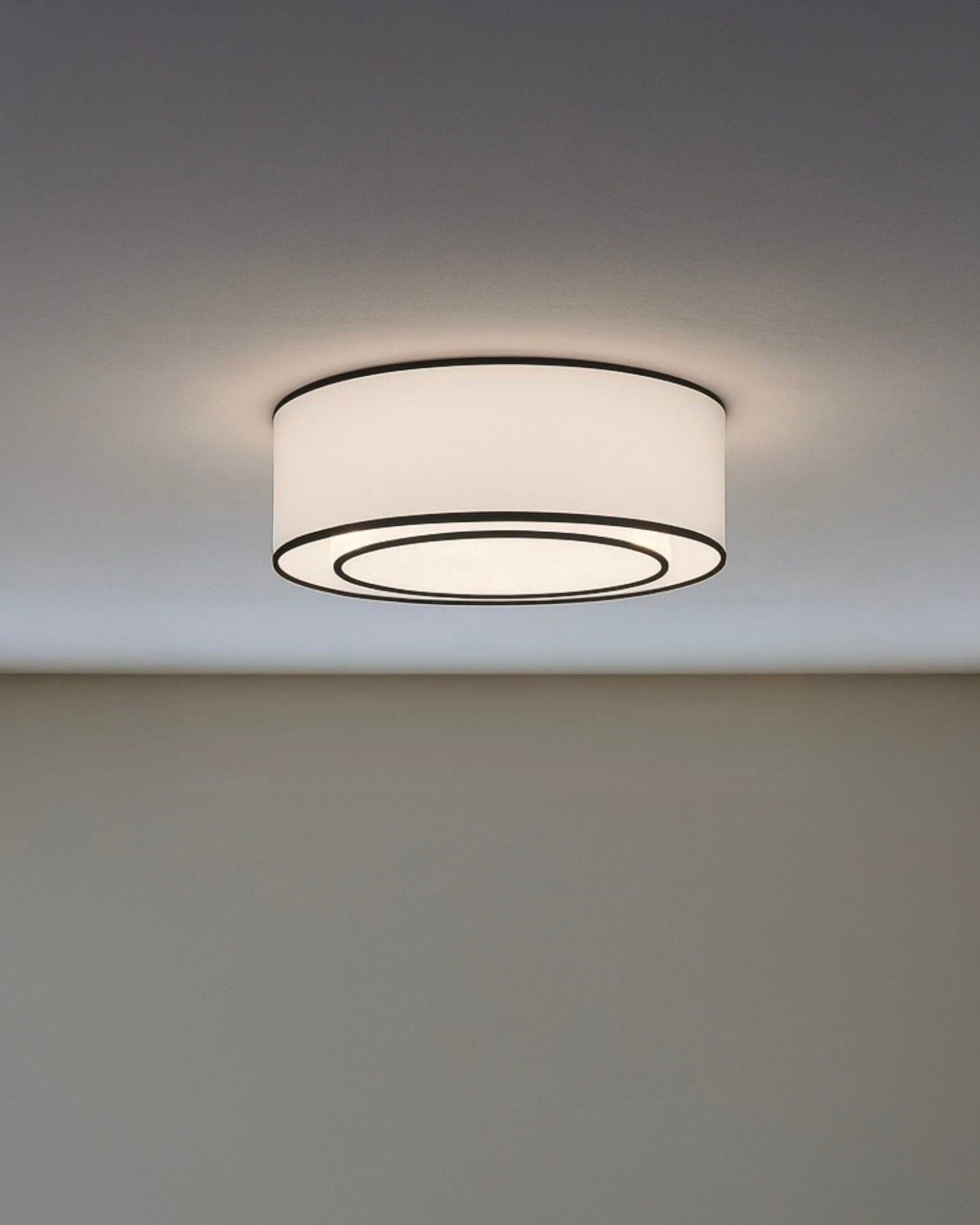 Lampada da soffitto in tessuto Bergamo