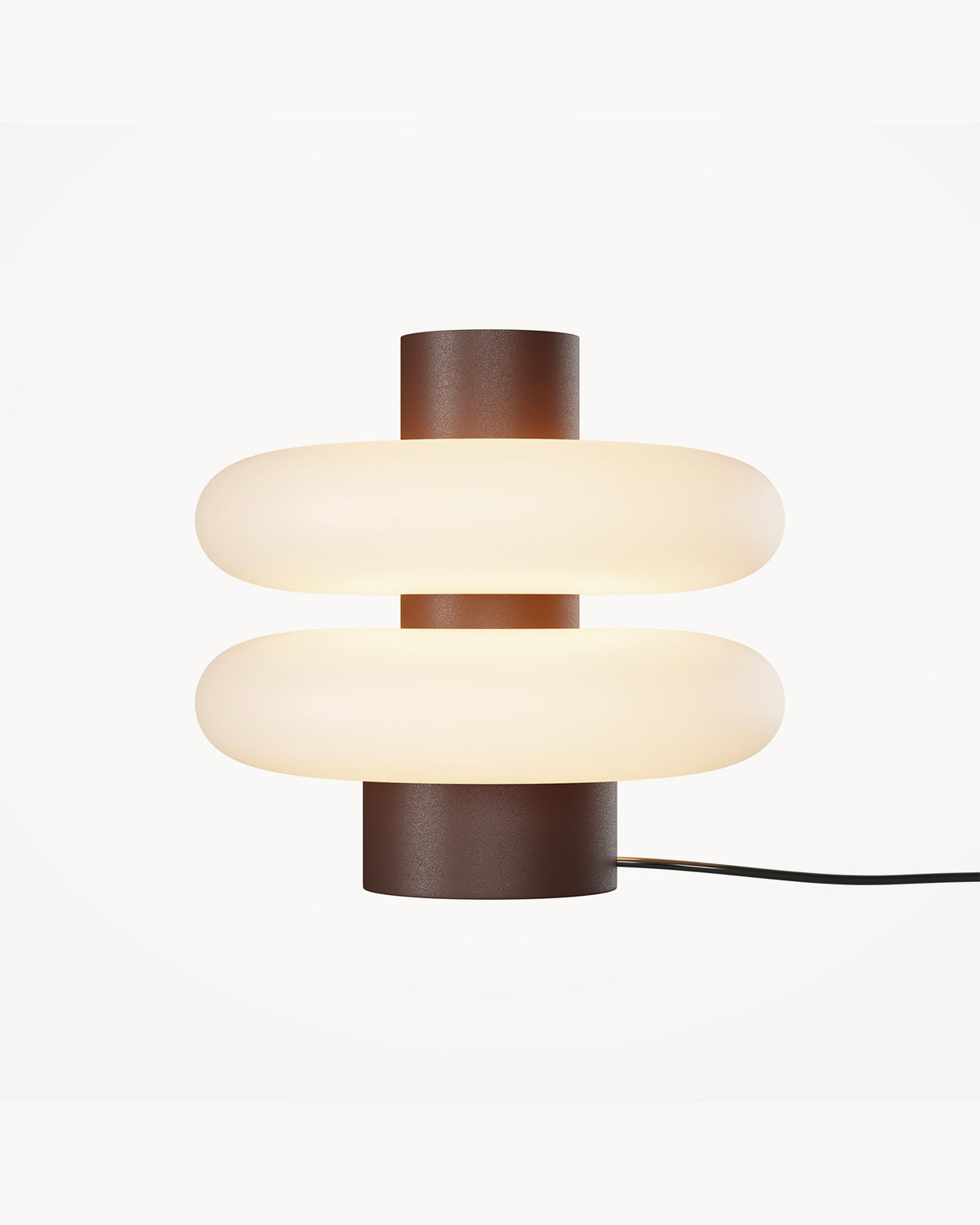 Lampada da tavolo in vetro opale Nuvem