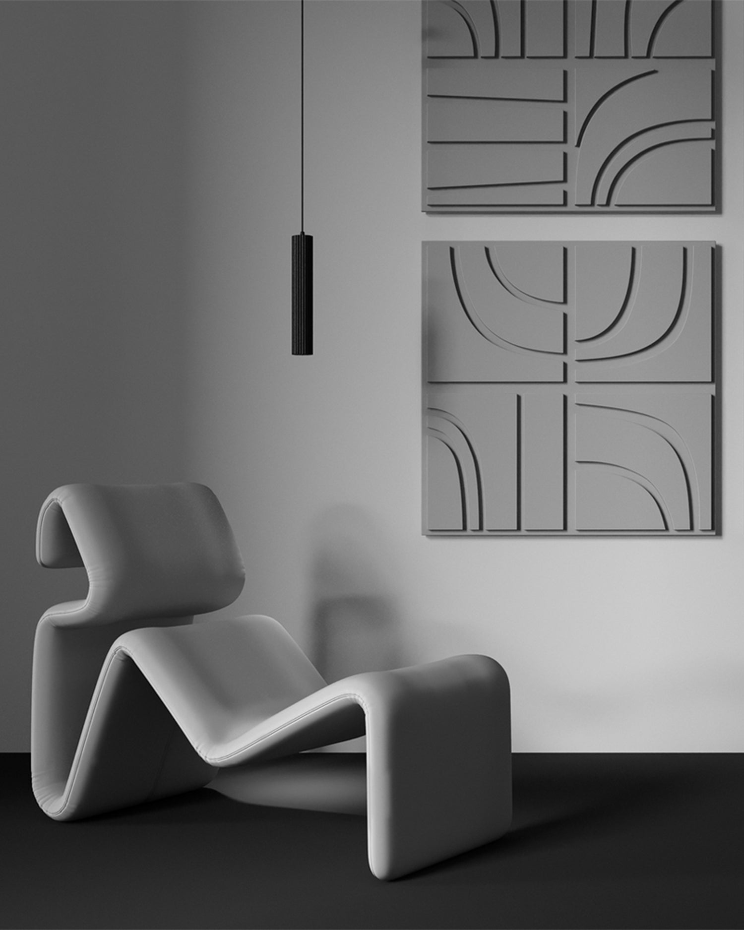 Lampada a sospensione in alluminio Calipso