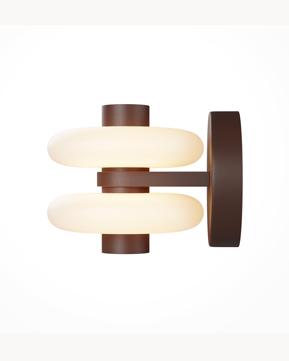 Lampada da parete in vetro opale Nuvem