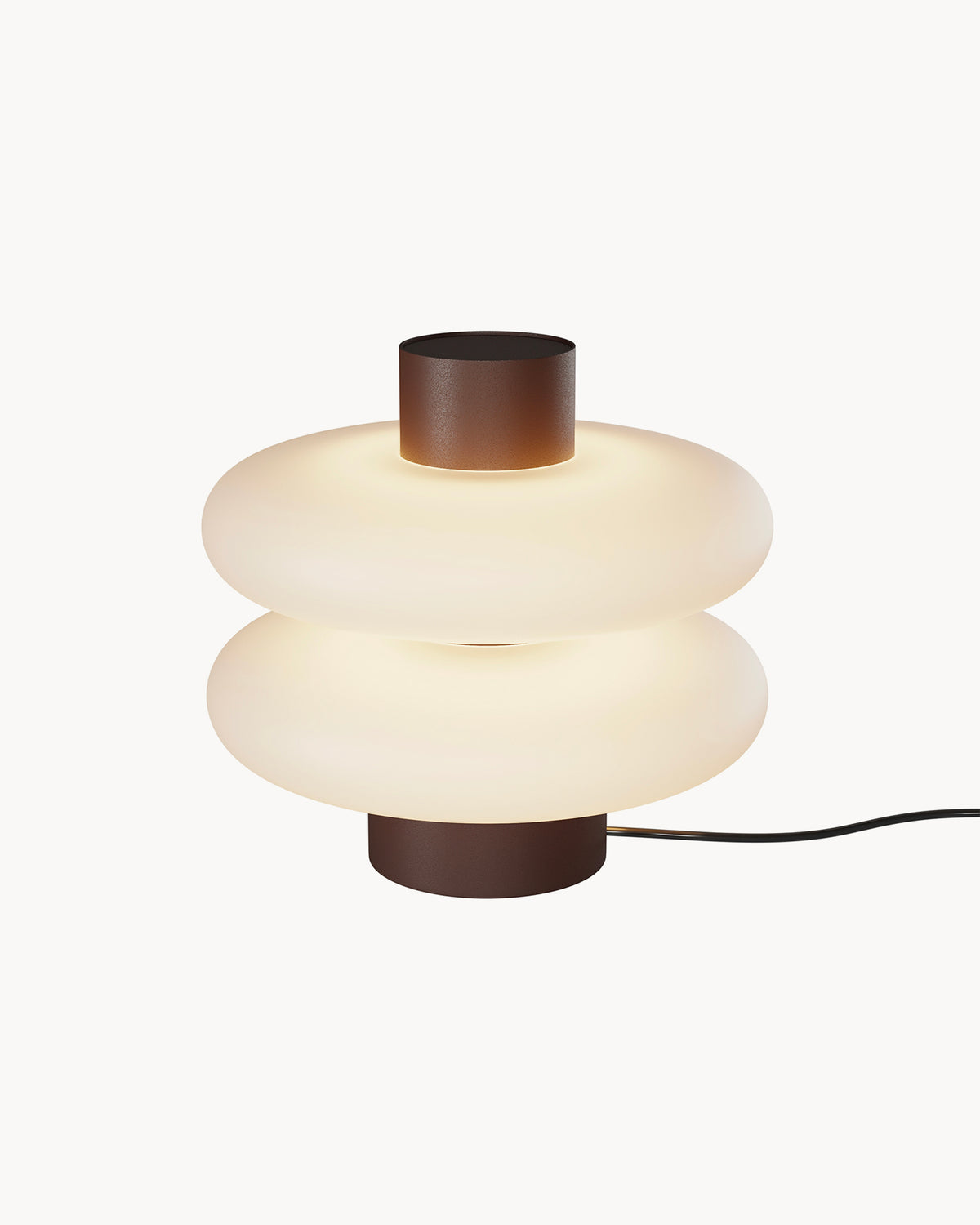 Lampada da tavolo in vetro opale Nuvem