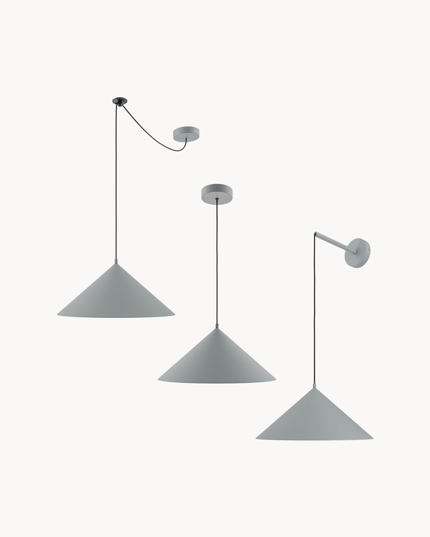 Lampada a sospensione in metallo Treem