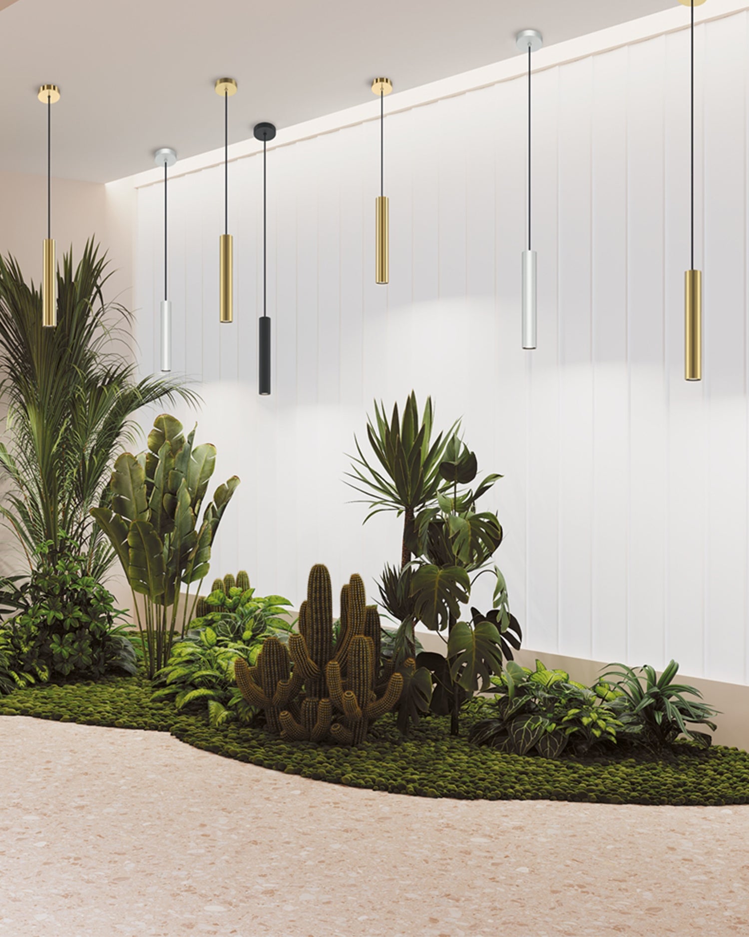 Lampada a sospensione in alluminio Pro Focus