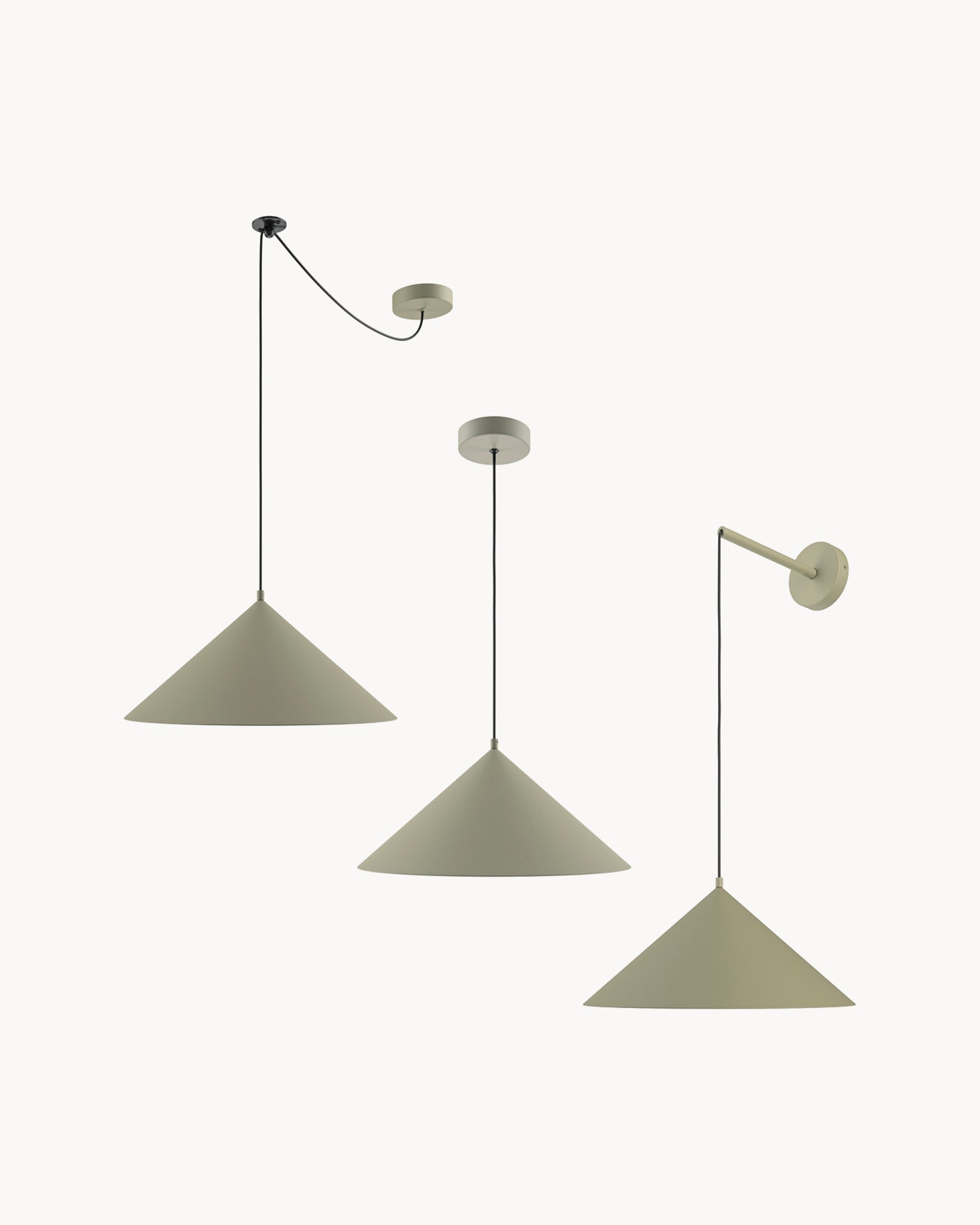 Lampada a sospensione in metallo Treem