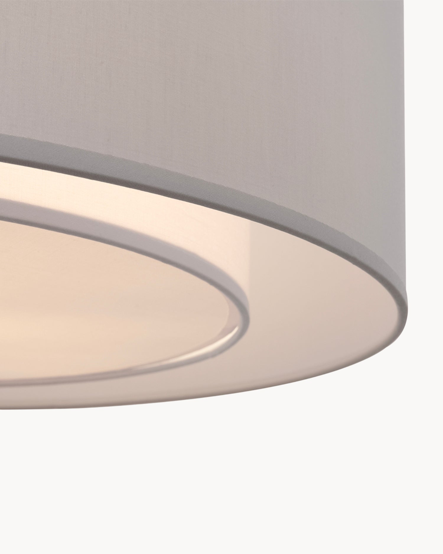 Lampada da soffitto in tessuto Bergamo