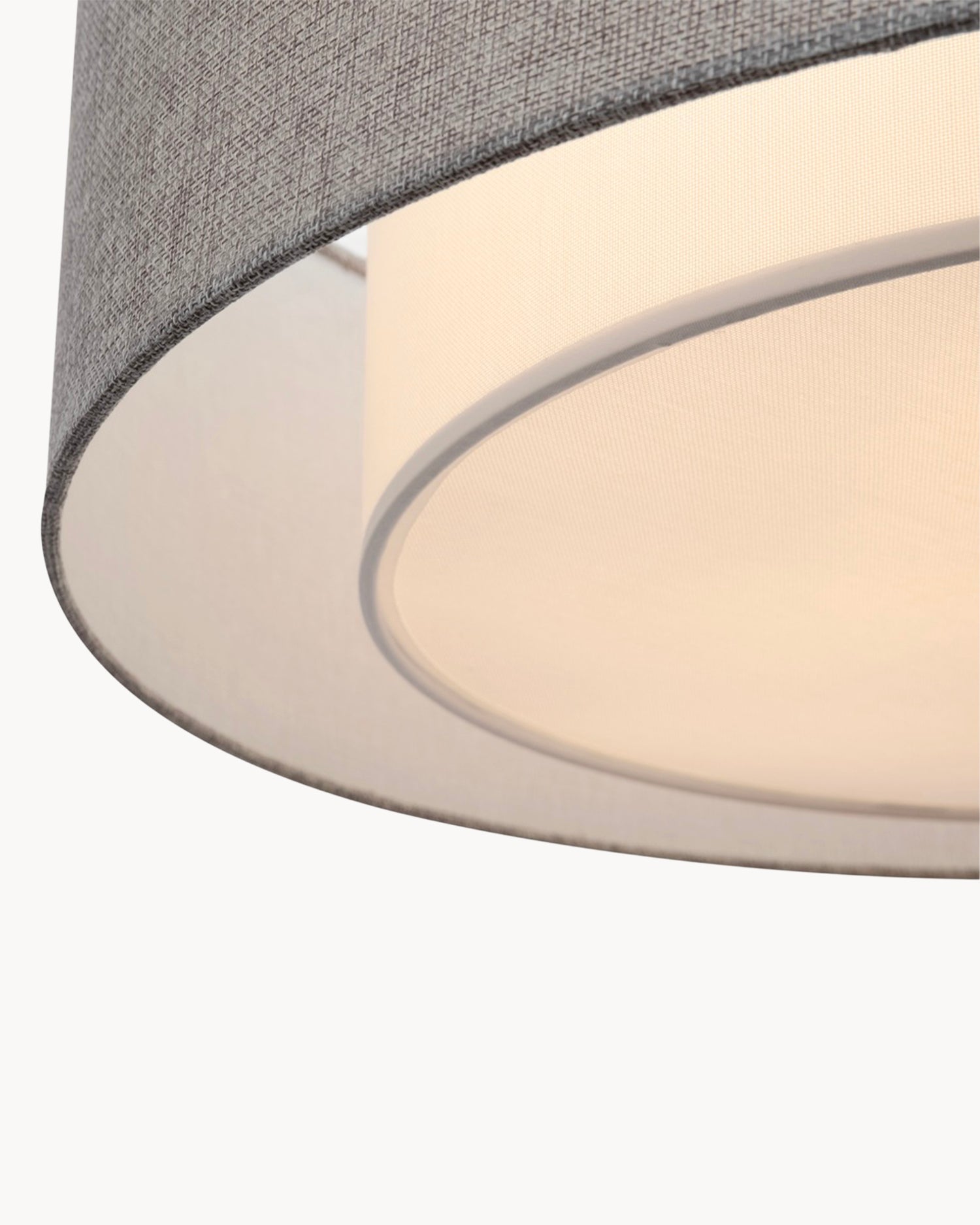 Lampada da soffitto in tessuto Bergamo