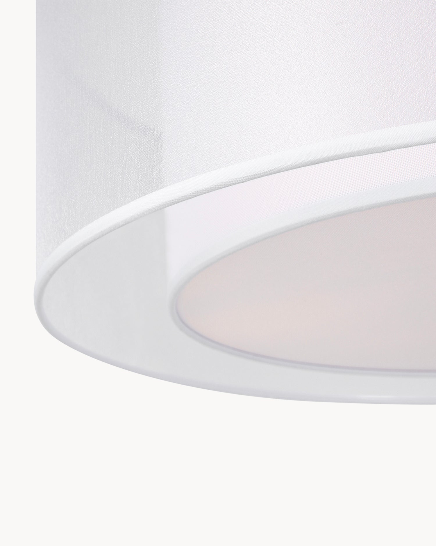 Lampada da soffitto in tessuto Bergamo