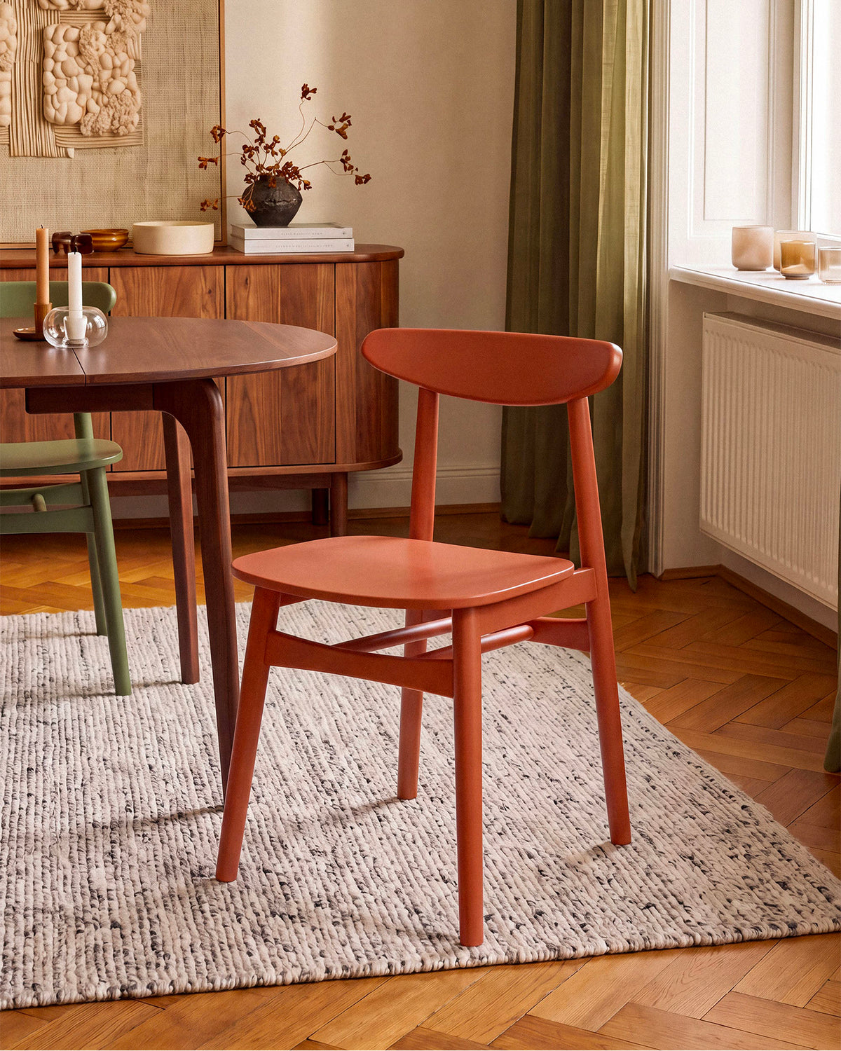 Sedia in legno di faggio Elie