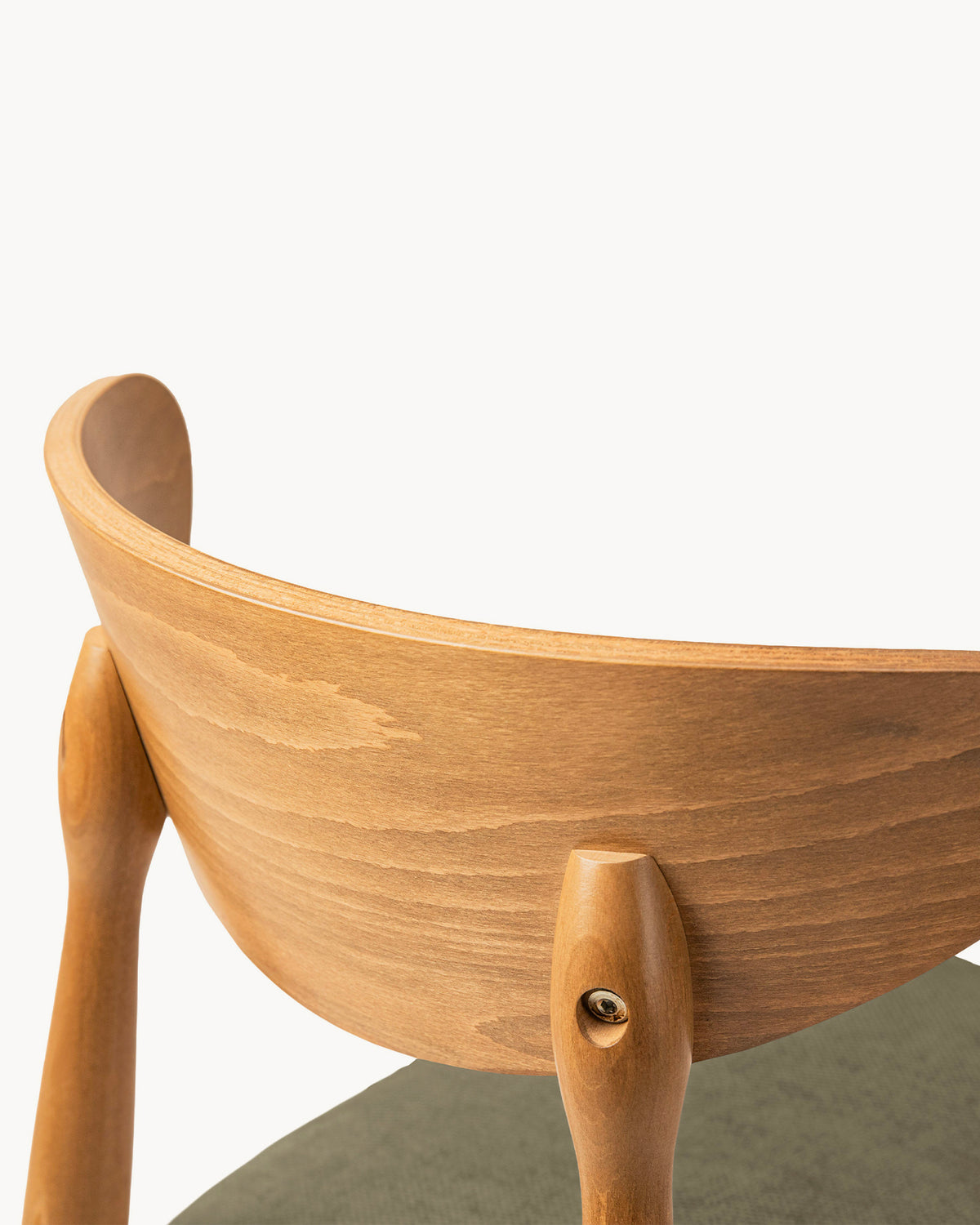 Sedia imbottita in chenille Leon