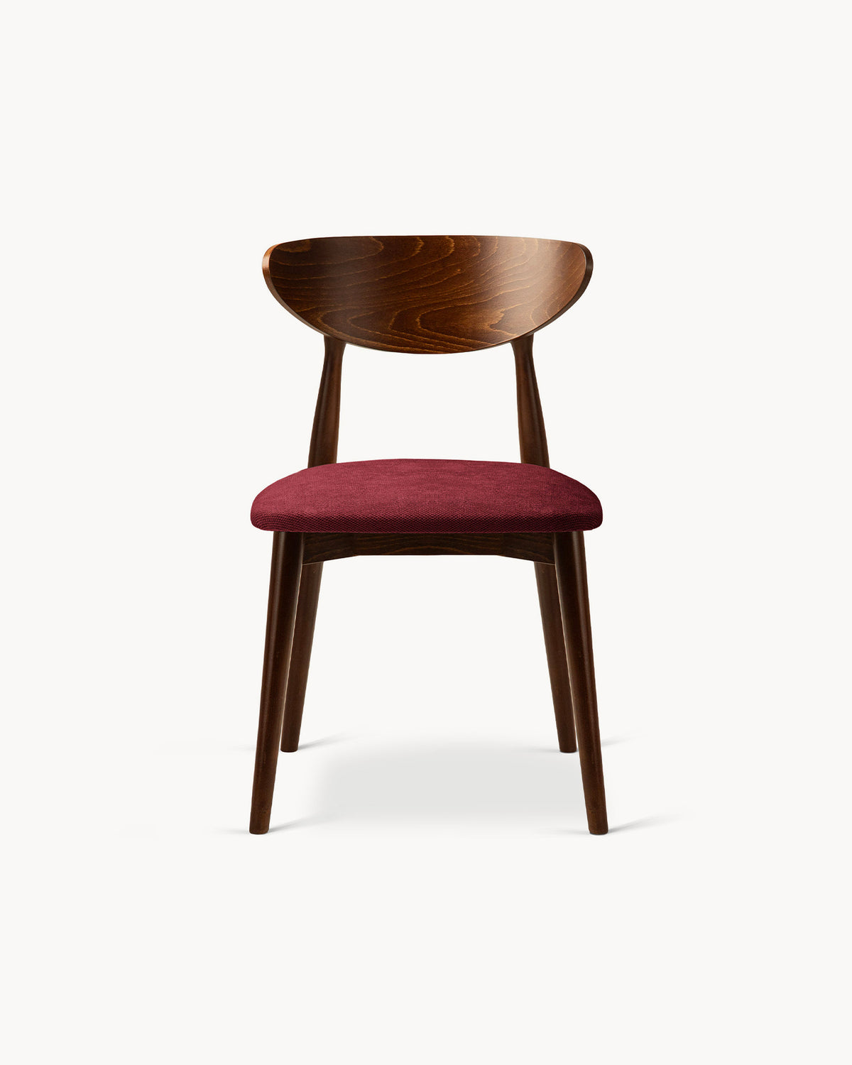 Sedia imbottita in chenille Leon