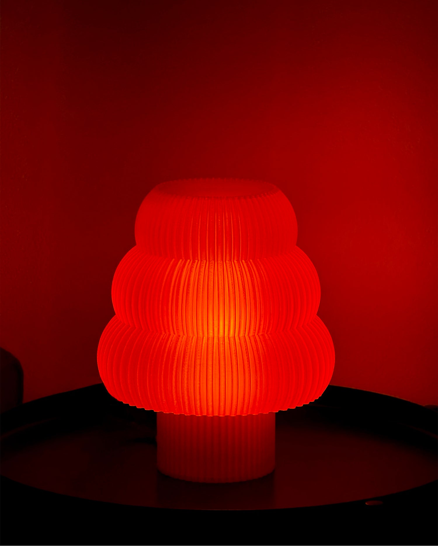 Lampada da tavolo stampata in 3D Luma
