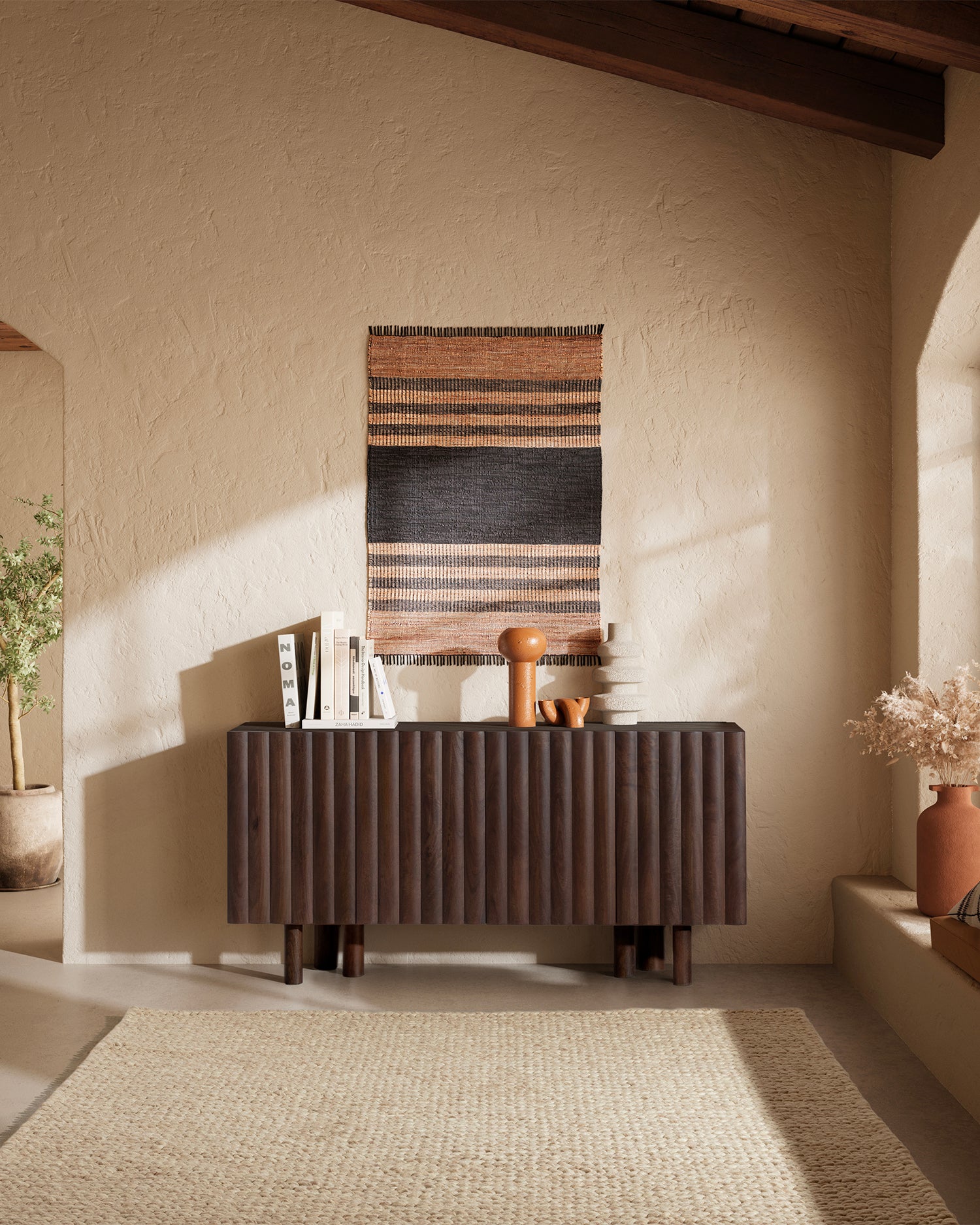 Credenza in legno di mango Tamira