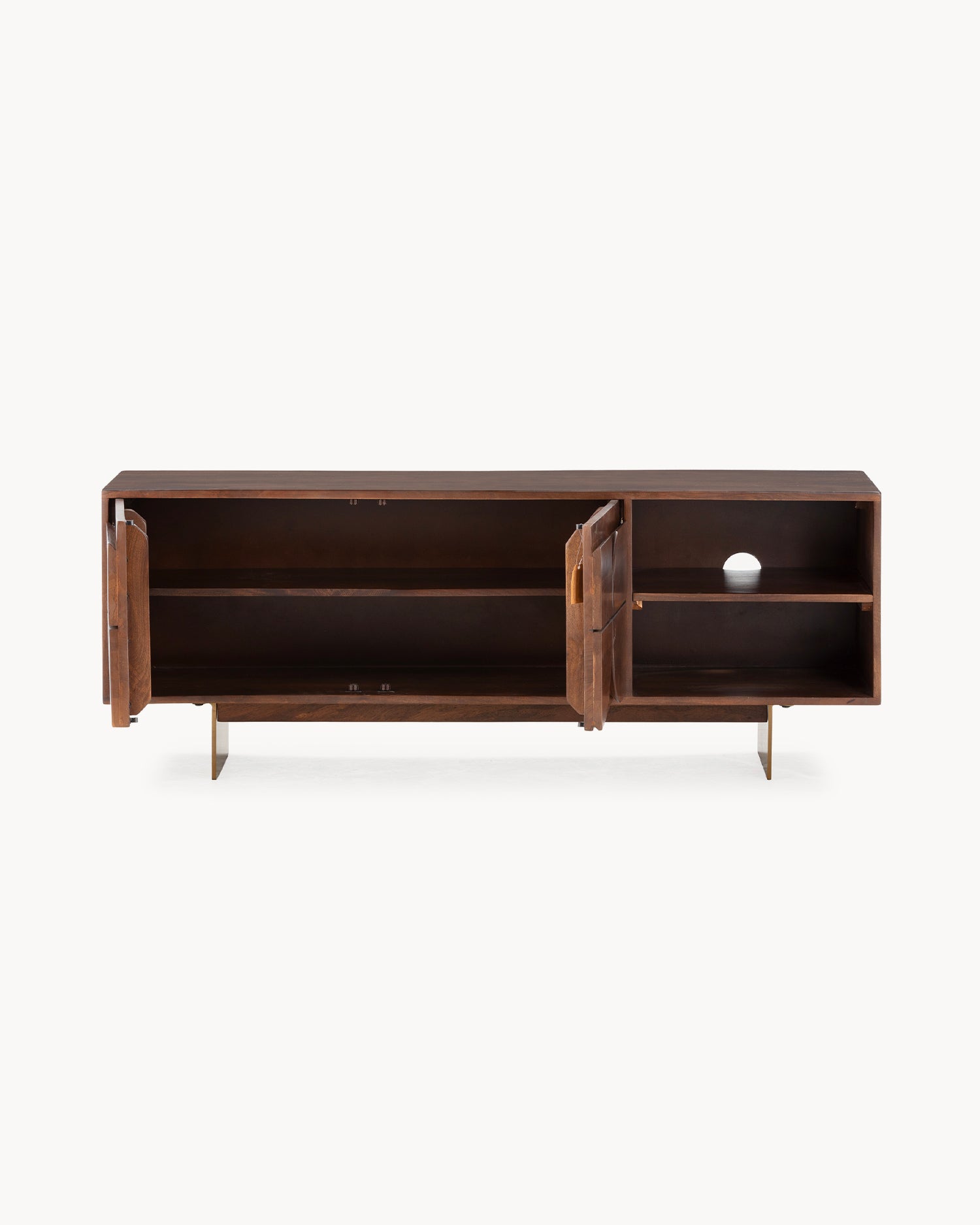 Mobile tv in legno di mango Trisha