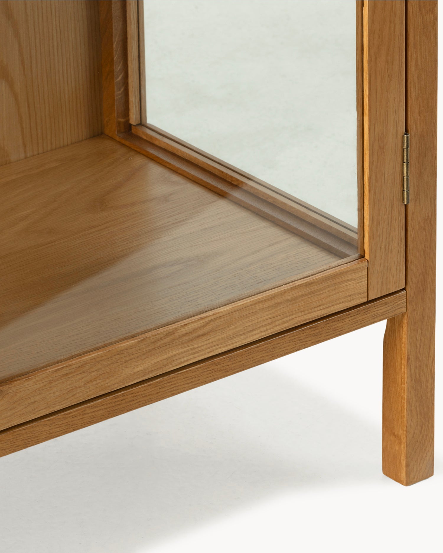 Vetrina in legno di rovere Ceci - Legno/Vetro