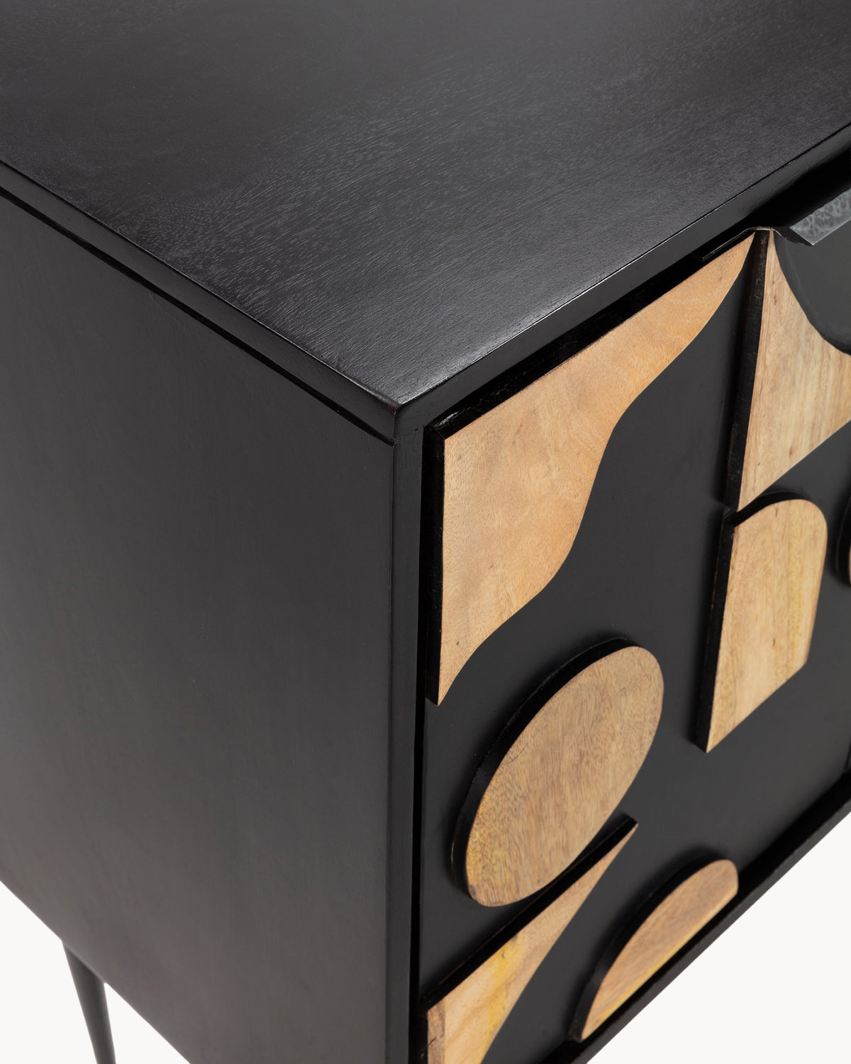 Credenza in legno di mango Navya - Legno/Metallo
