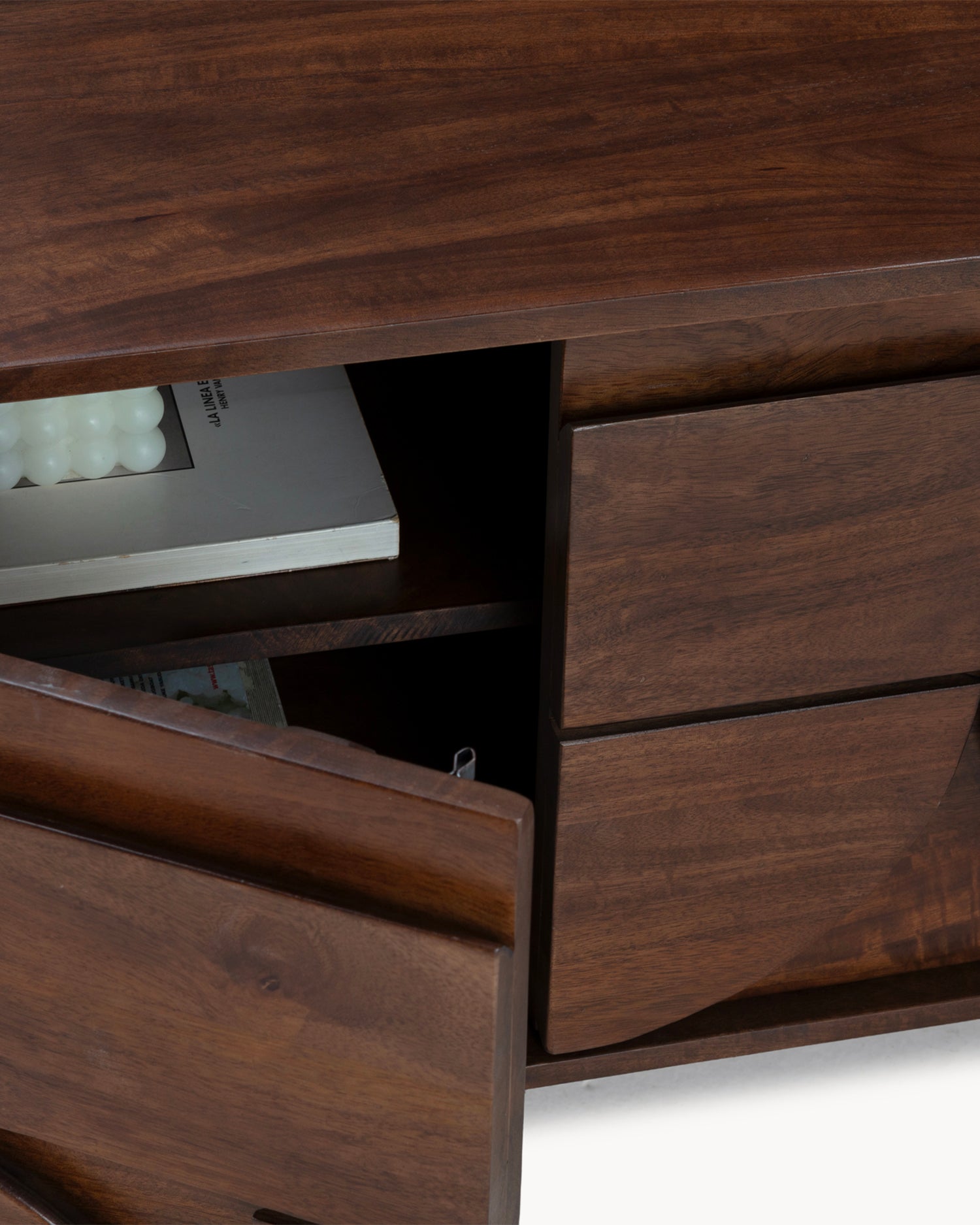 Mobile tv in legno di mango Trisha
