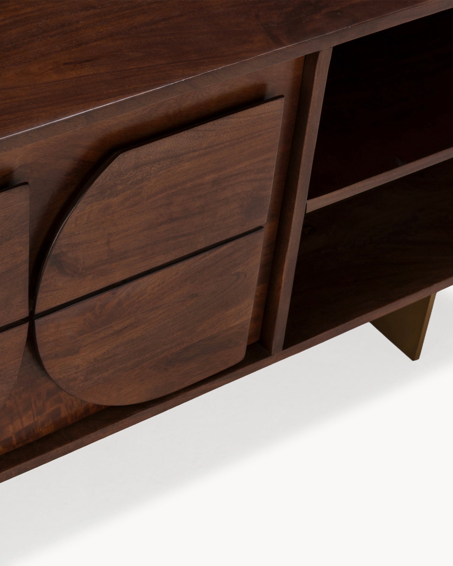 Mobile tv in legno di mango Trisha