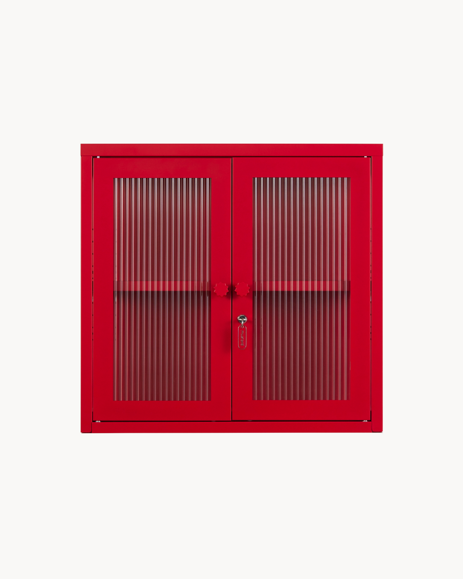 Vetrinetta da parete in metallo e vetro The Kit