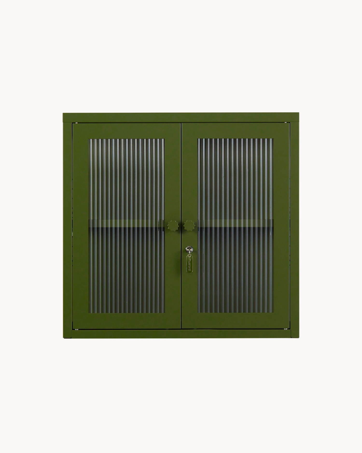 Vetrinetta da parete in metallo e vetro The Kit