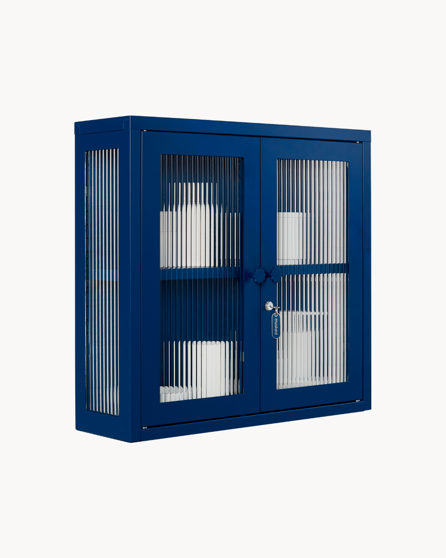 Vetrinetta da parete in metallo e vetro The Kit