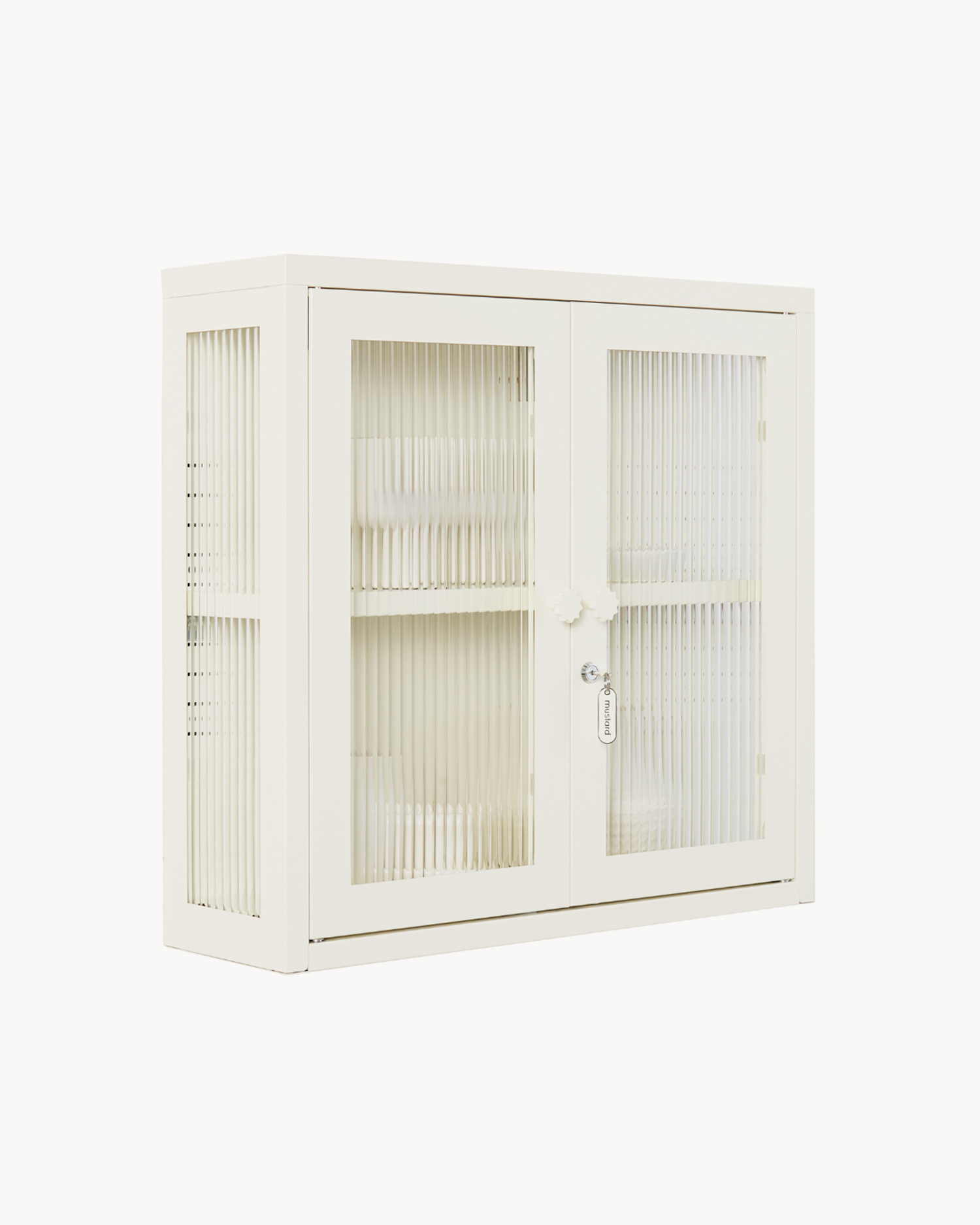 Vetrinetta da parete in metallo e vetro The Kit