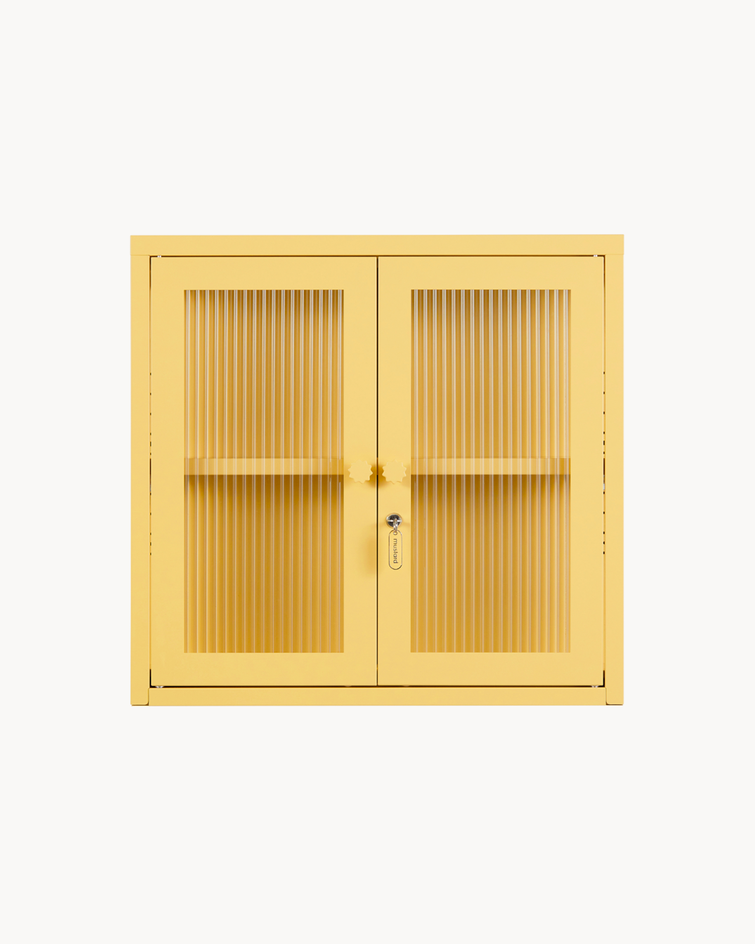 Vetrinetta da parete in metallo e vetro The Kit