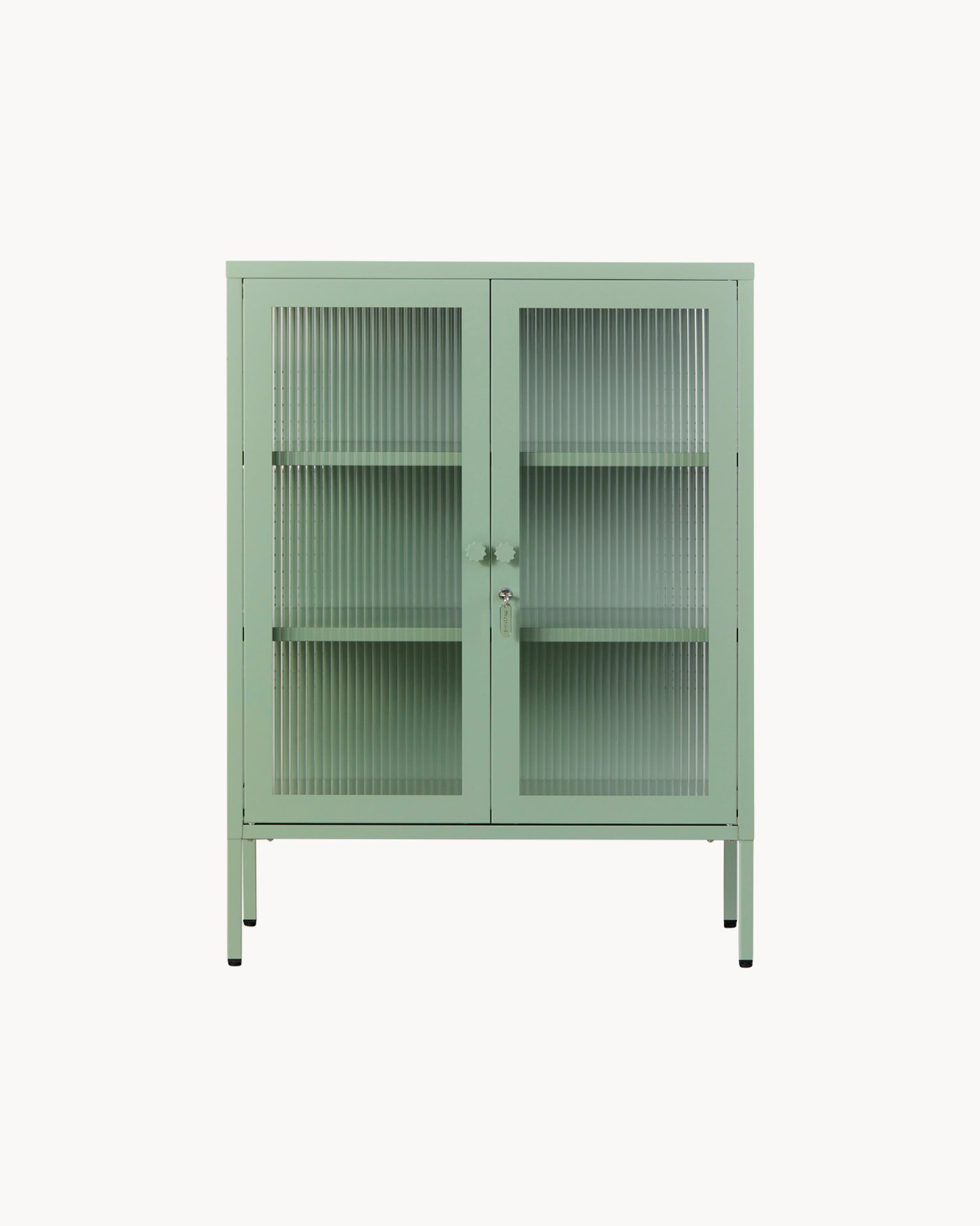 Vetrinetta in metallo e vetro The Mixer