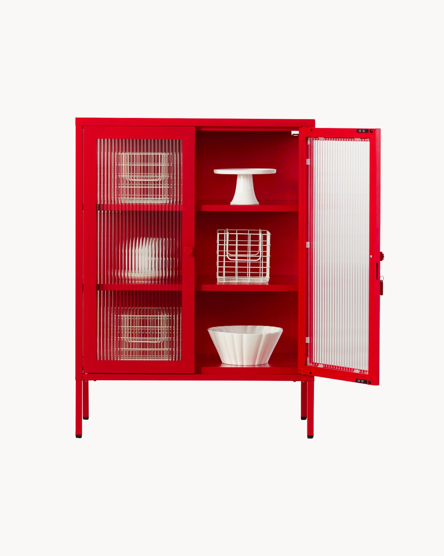 Vetrinetta in metallo e vetro The Mixer