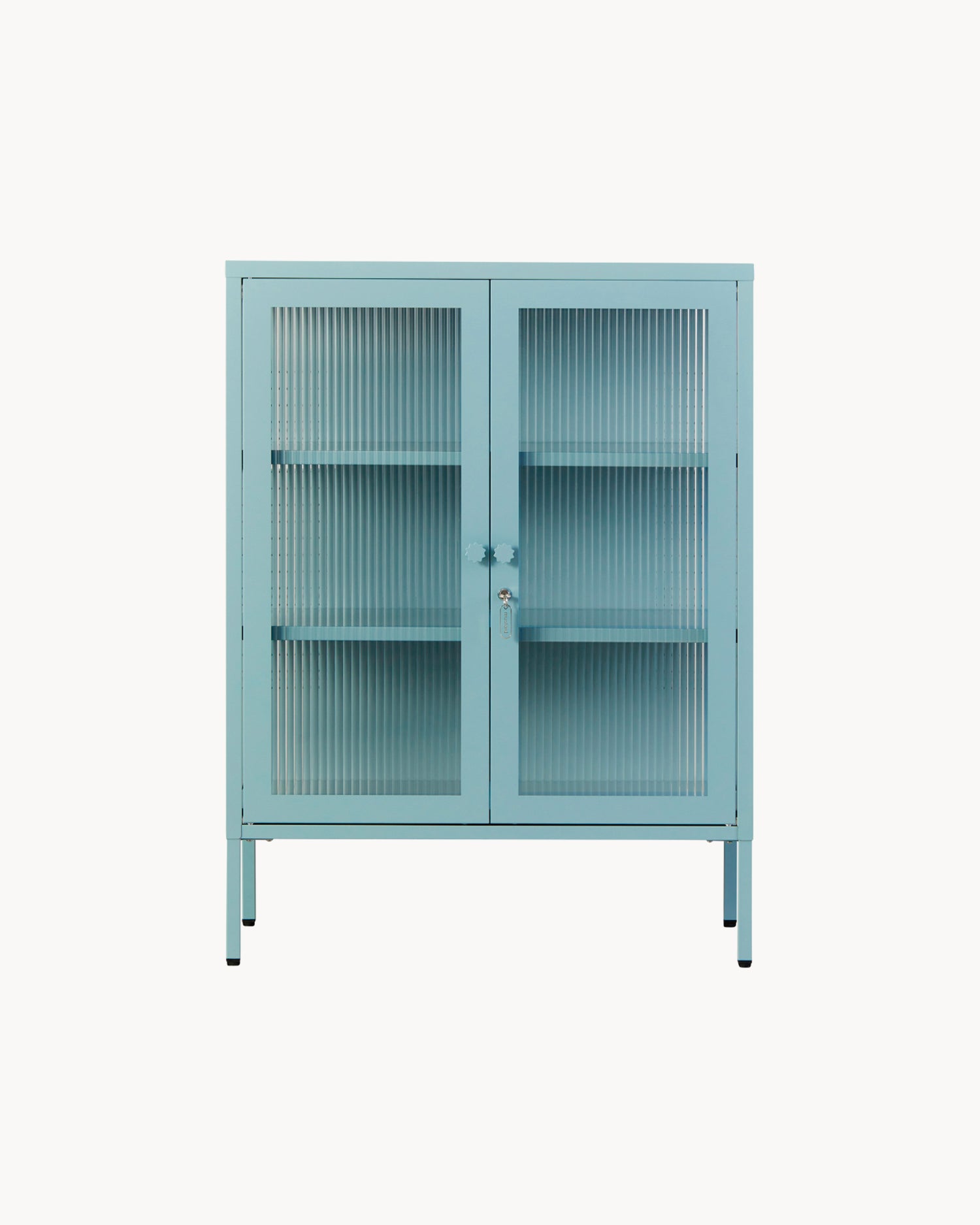 Vetrinetta in metallo e vetro The Mixer