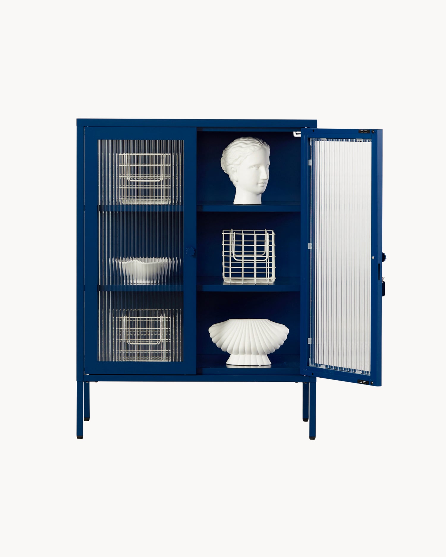 Vetrinetta in metallo e vetro The Mixer