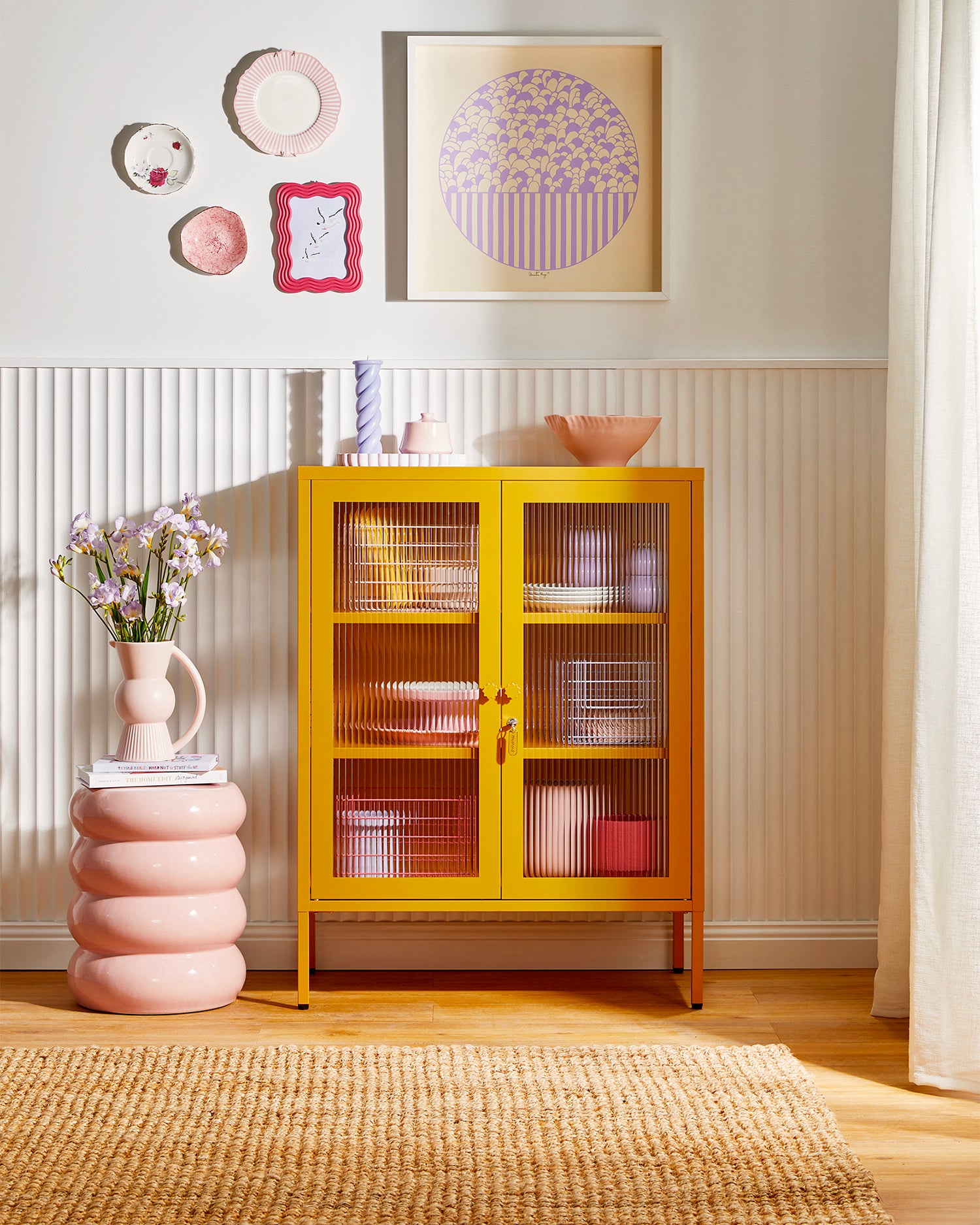 Vetrinetta in metallo e vetro The Mixer