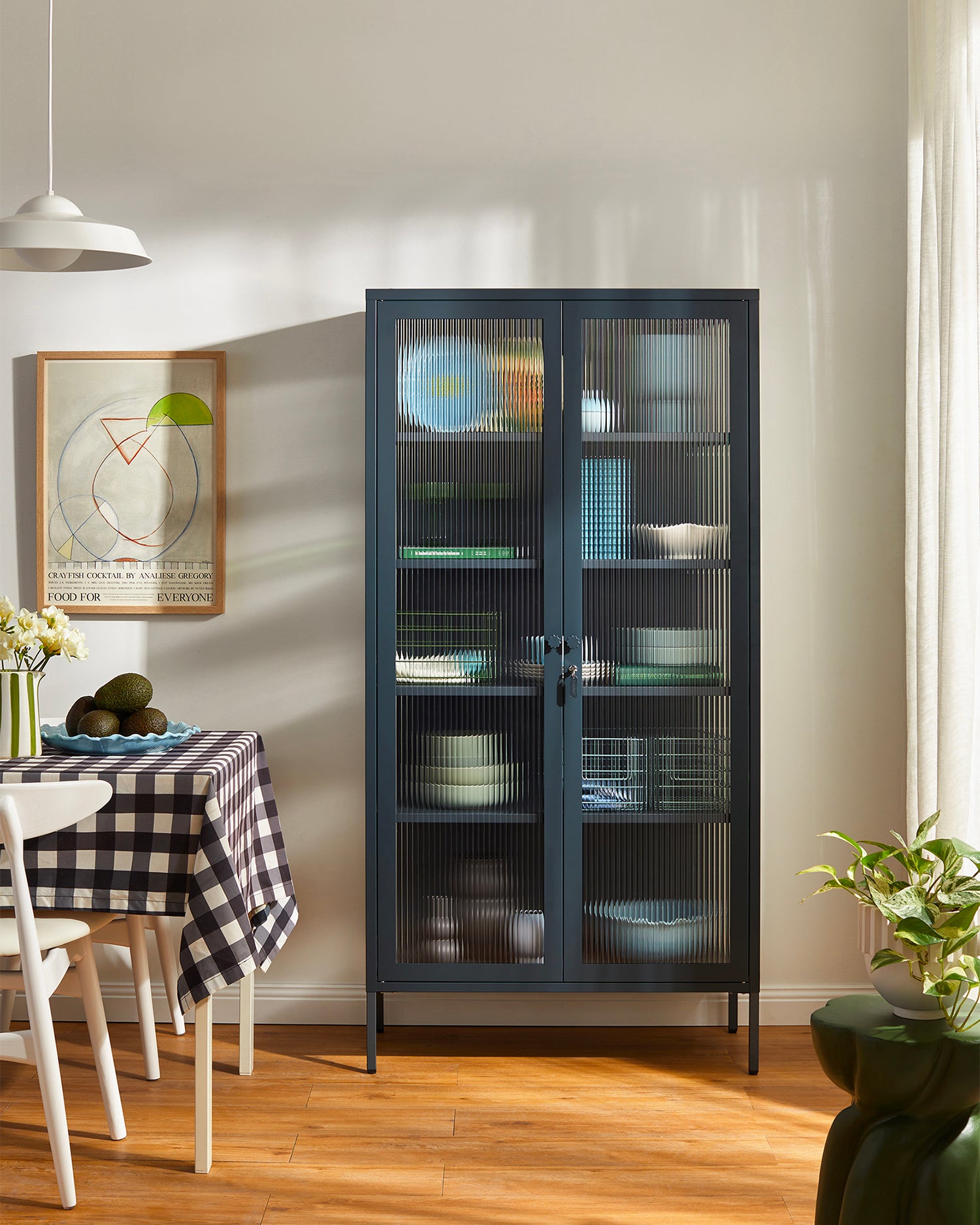 Vetrina in metallo e vetro The Collector