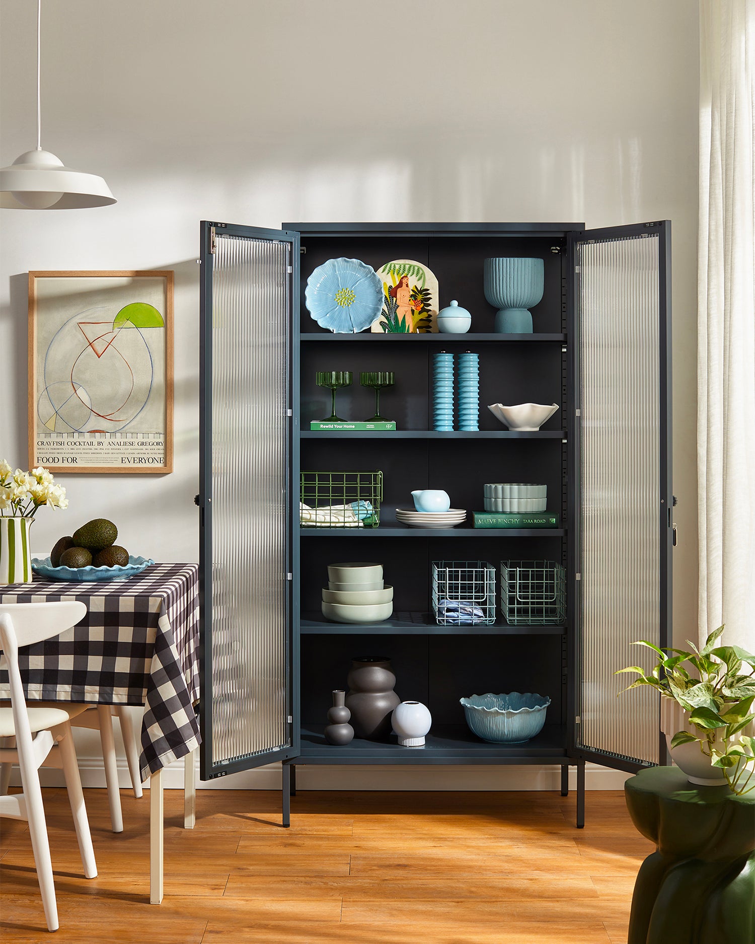 Vetrina in metallo e vetro The Collector