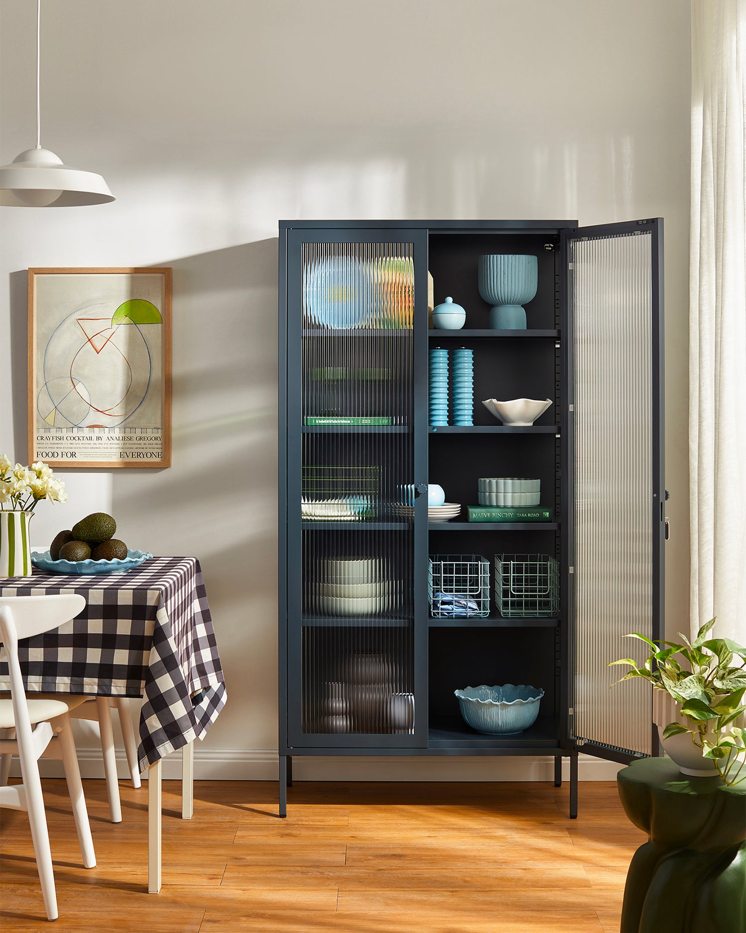 Vetrina in metallo e vetro The Collector