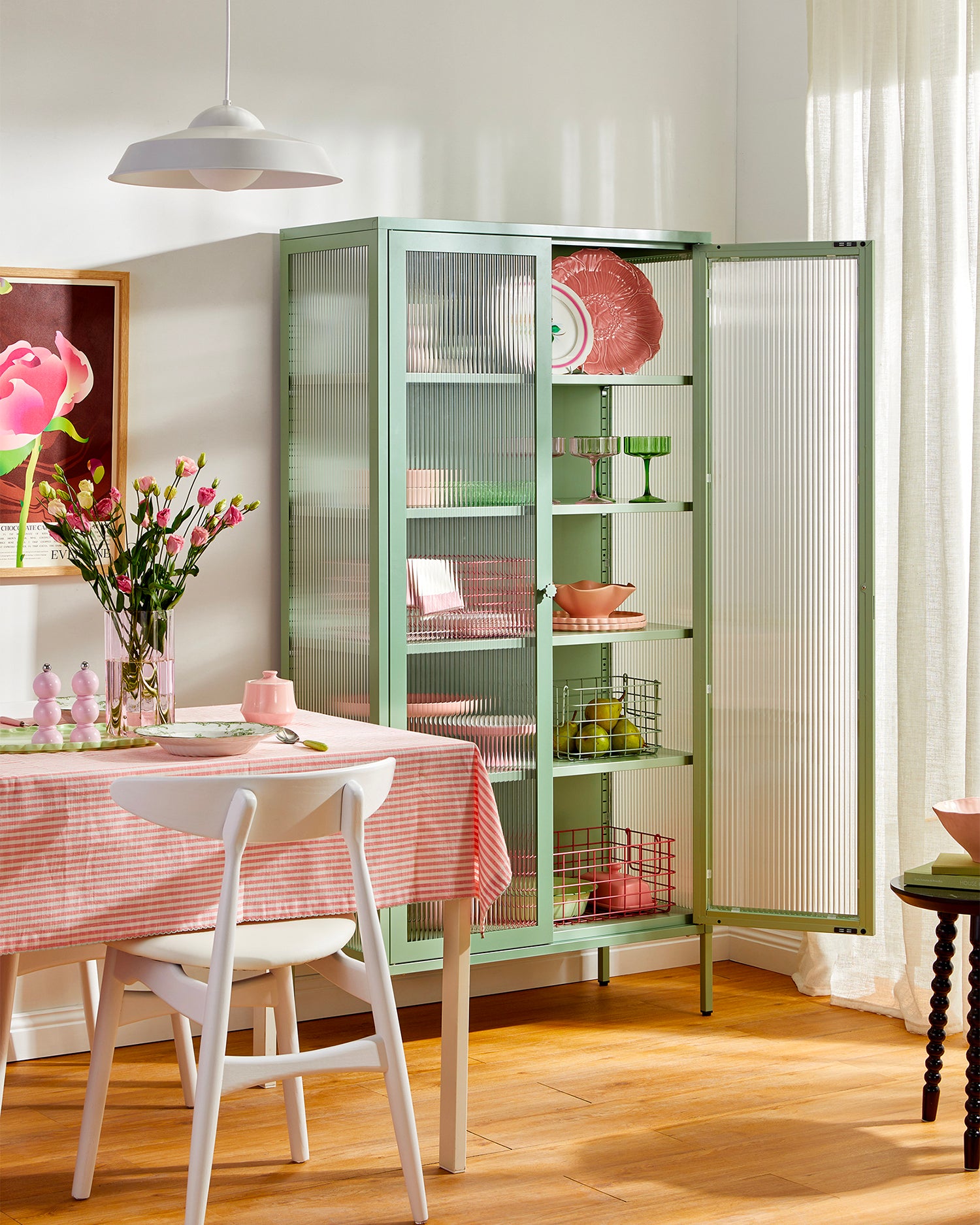 Vetrina in metallo e vetro The Collector