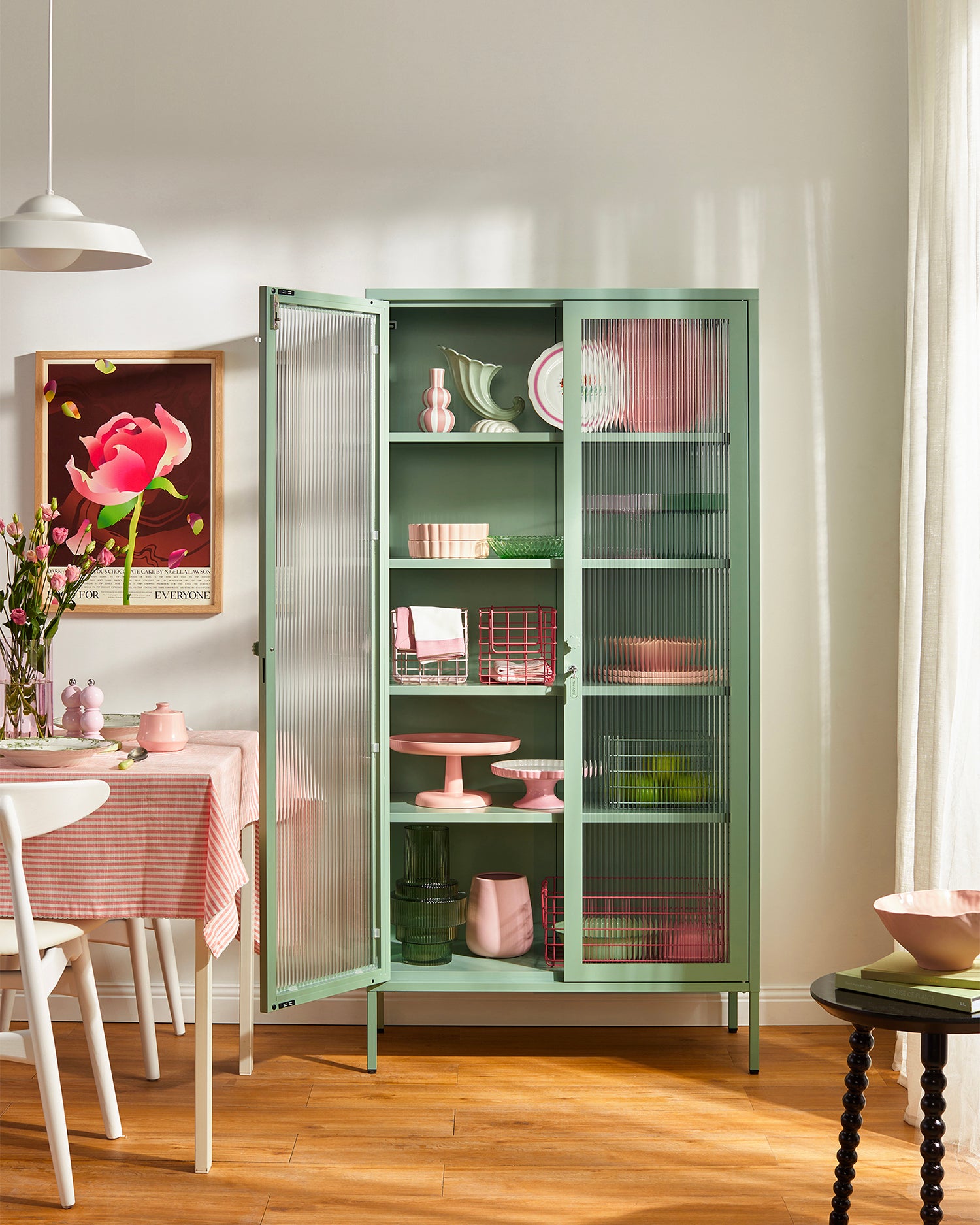 Vetrina in metallo e vetro The Collector