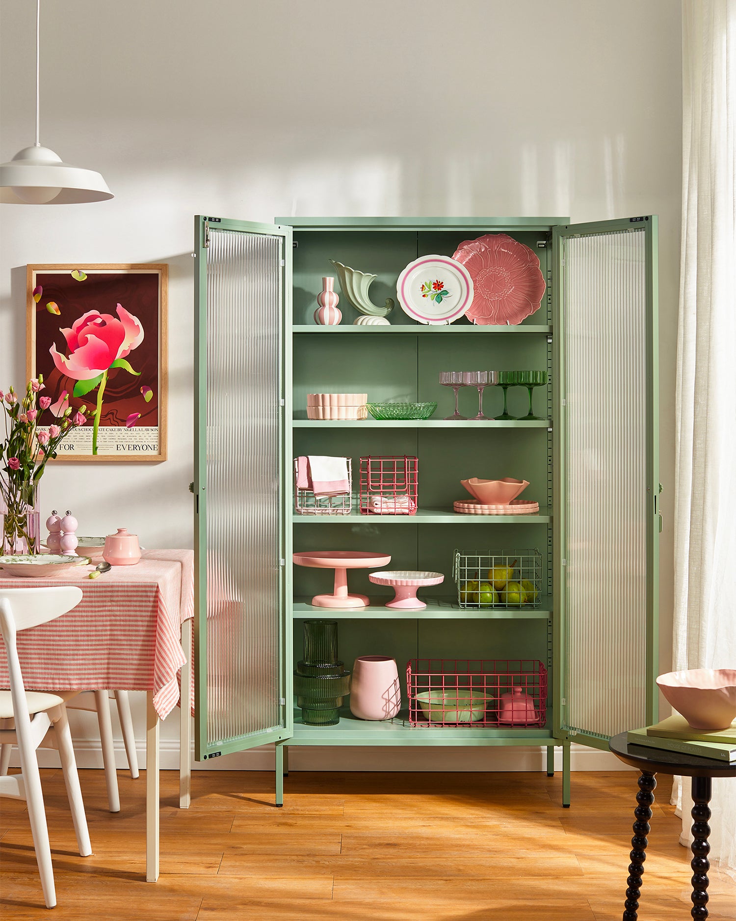 Vetrina in metallo e vetro The Collector