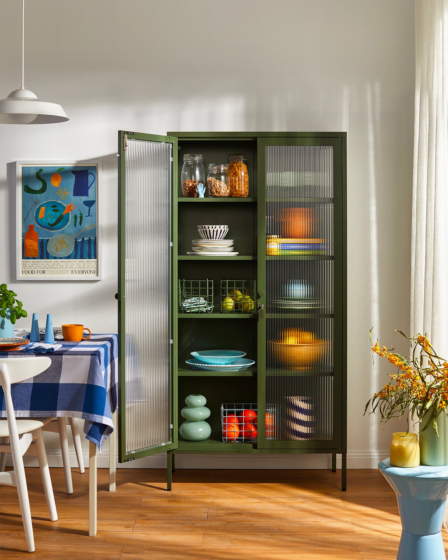 Vetrina in metallo e vetro The Collector