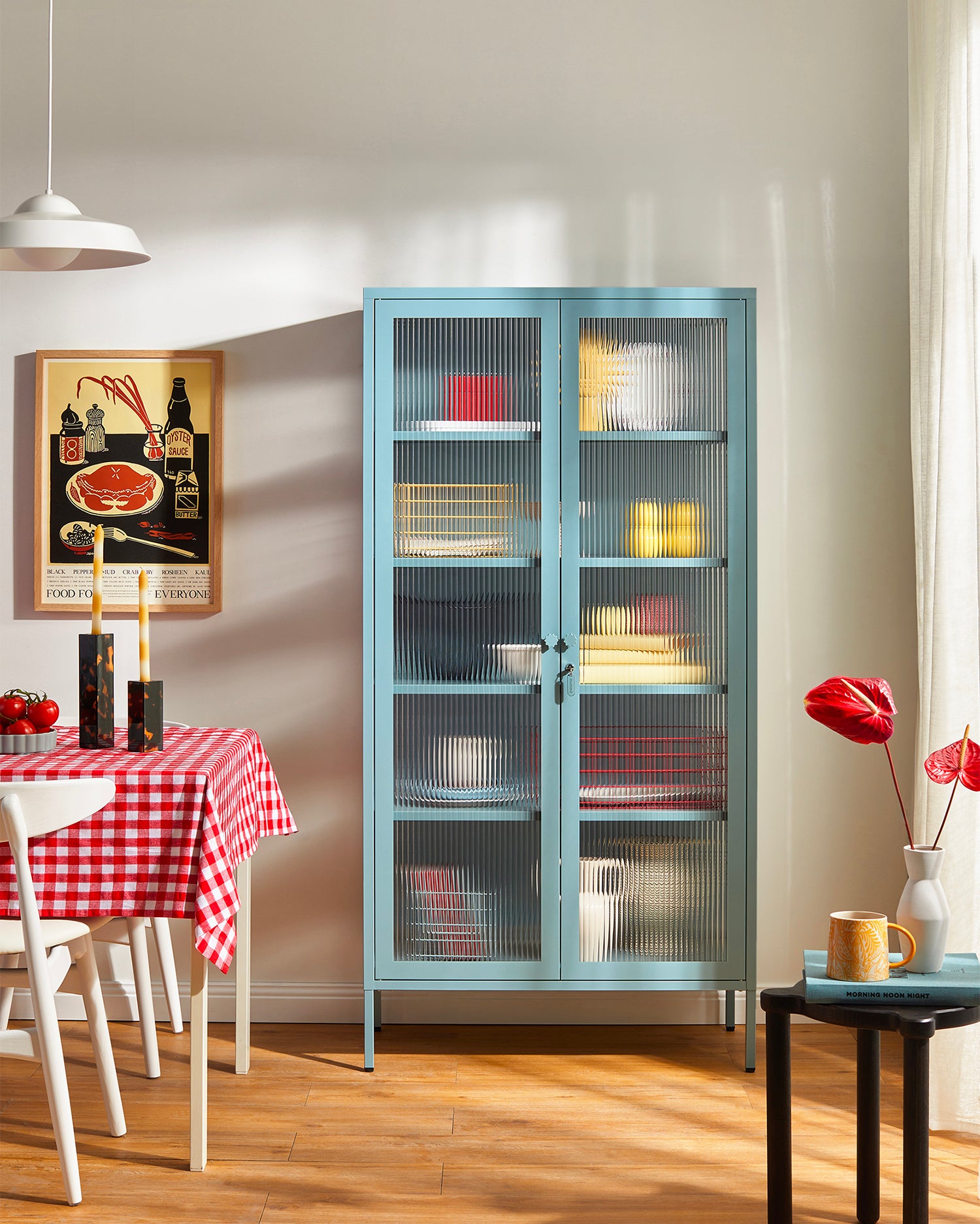 Vetrina in metallo e vetro The Collector