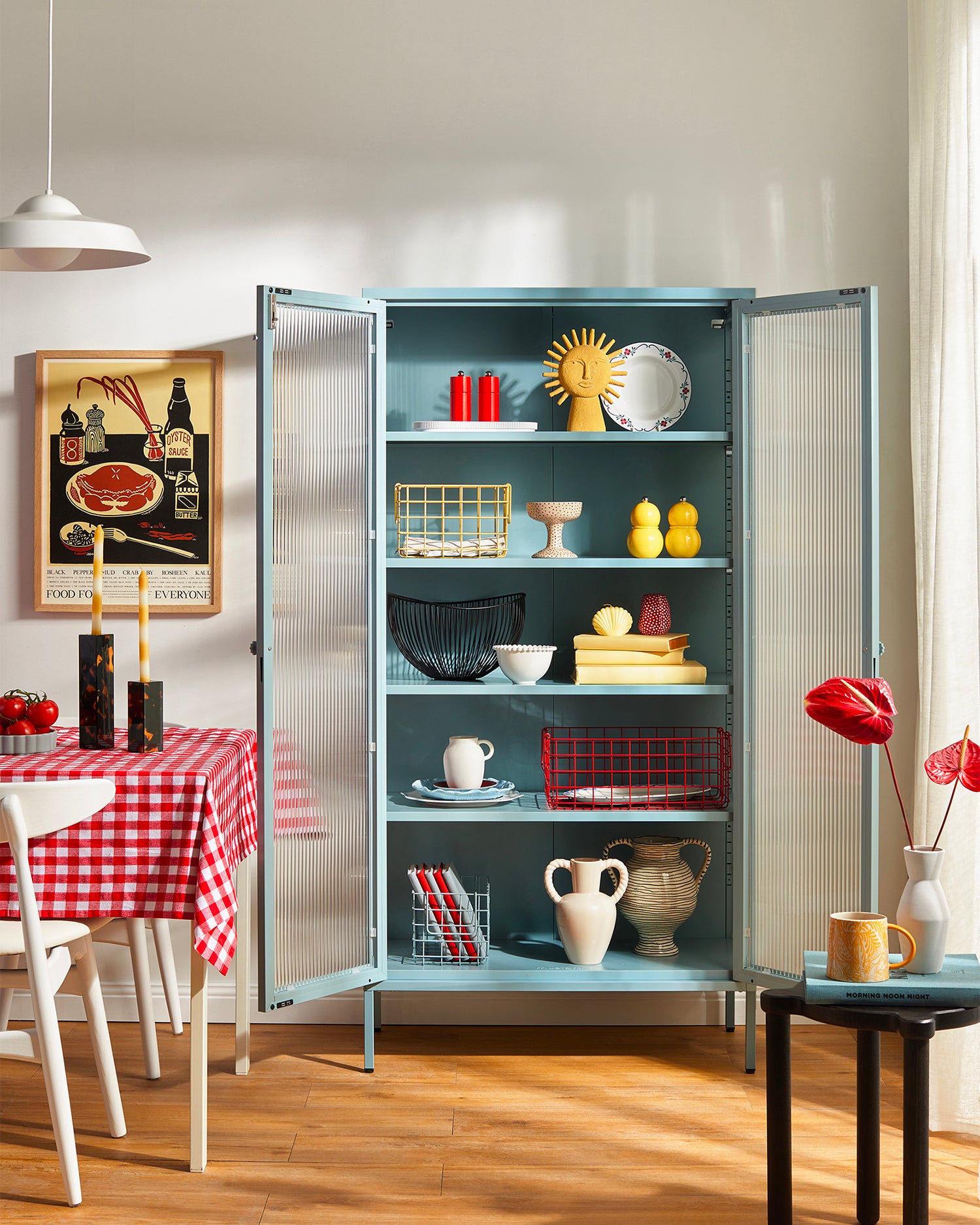 Vetrina in metallo e vetro The Collector