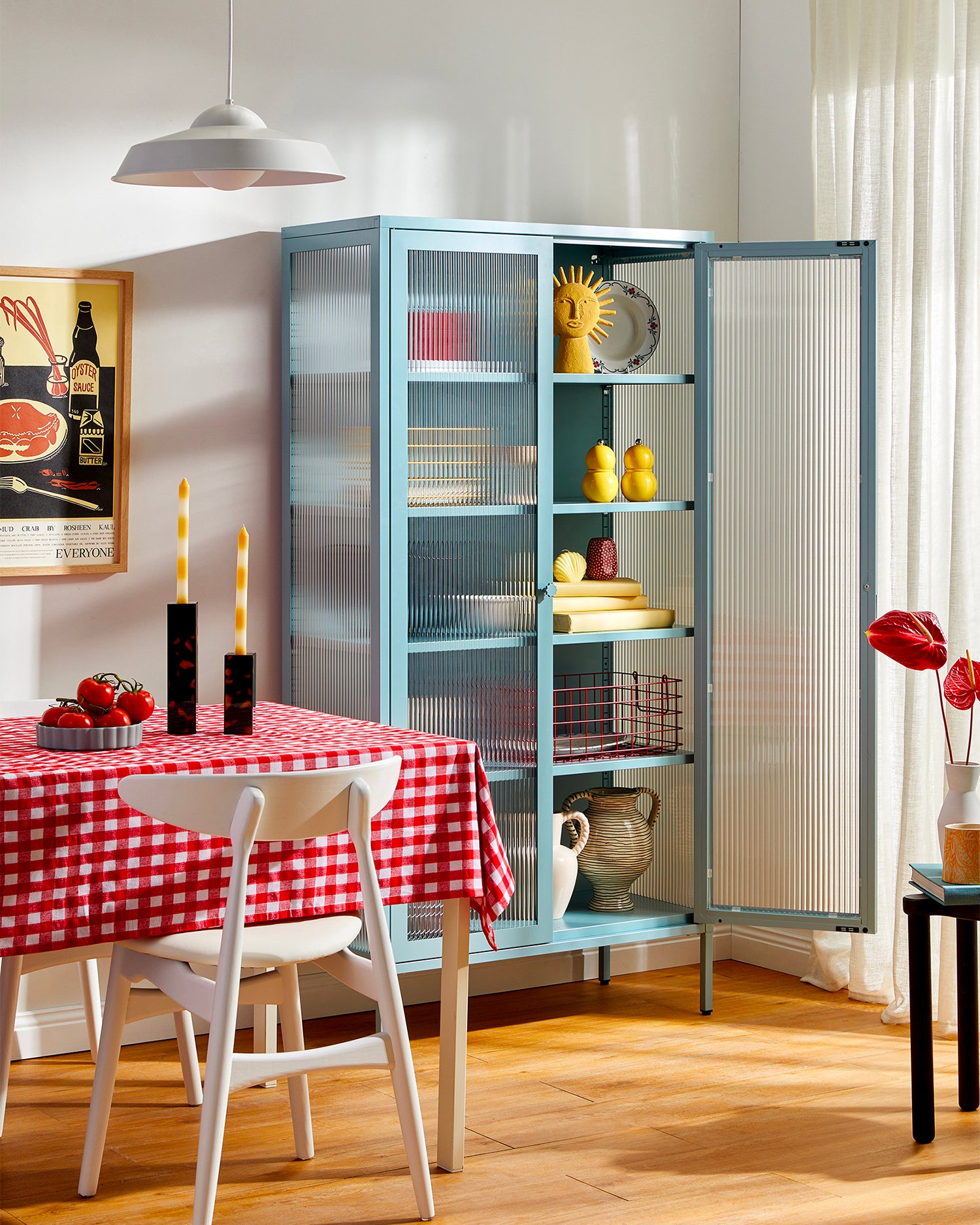 Vetrina in metallo e vetro The Collector