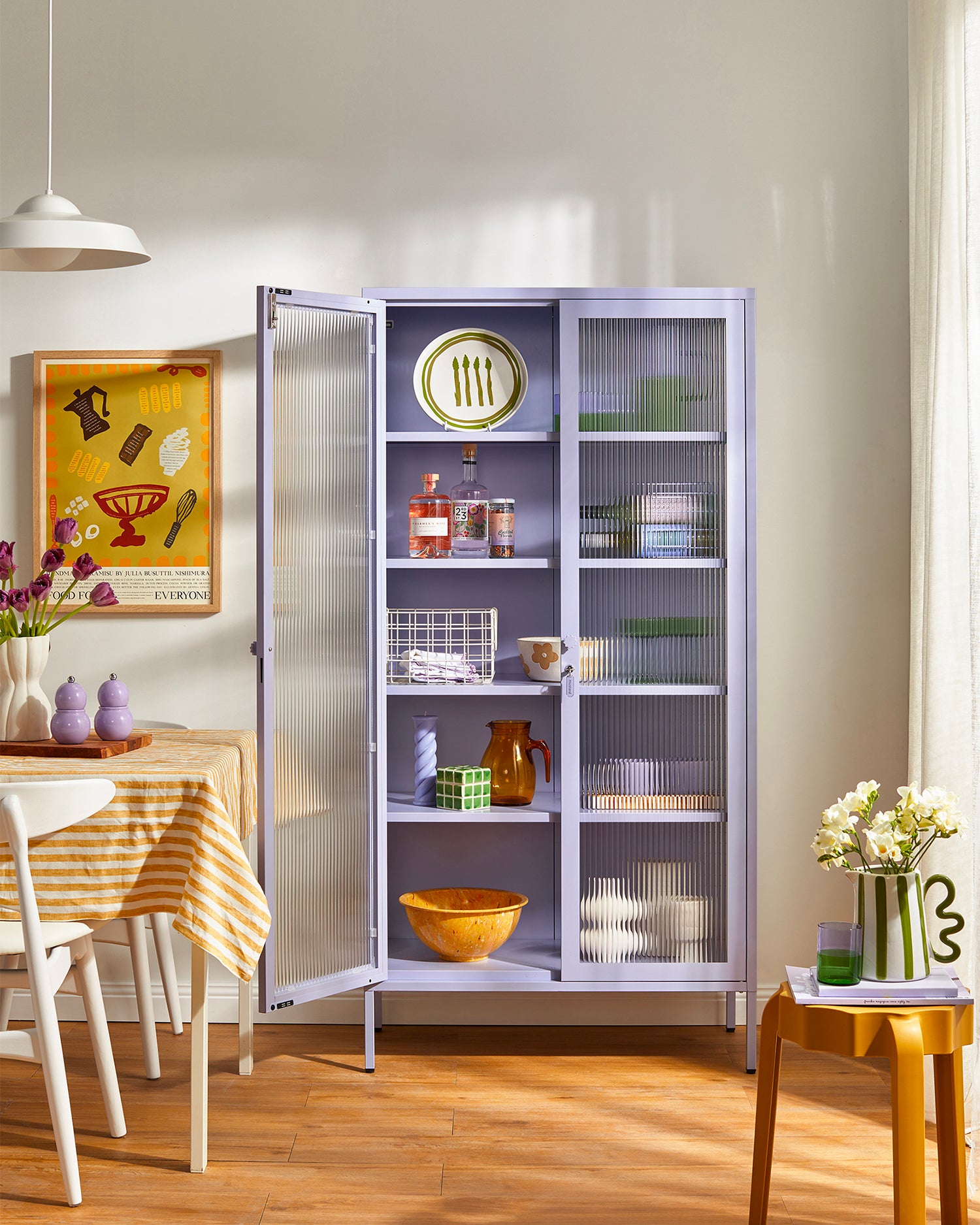 Vetrina in metallo e vetro The Collector