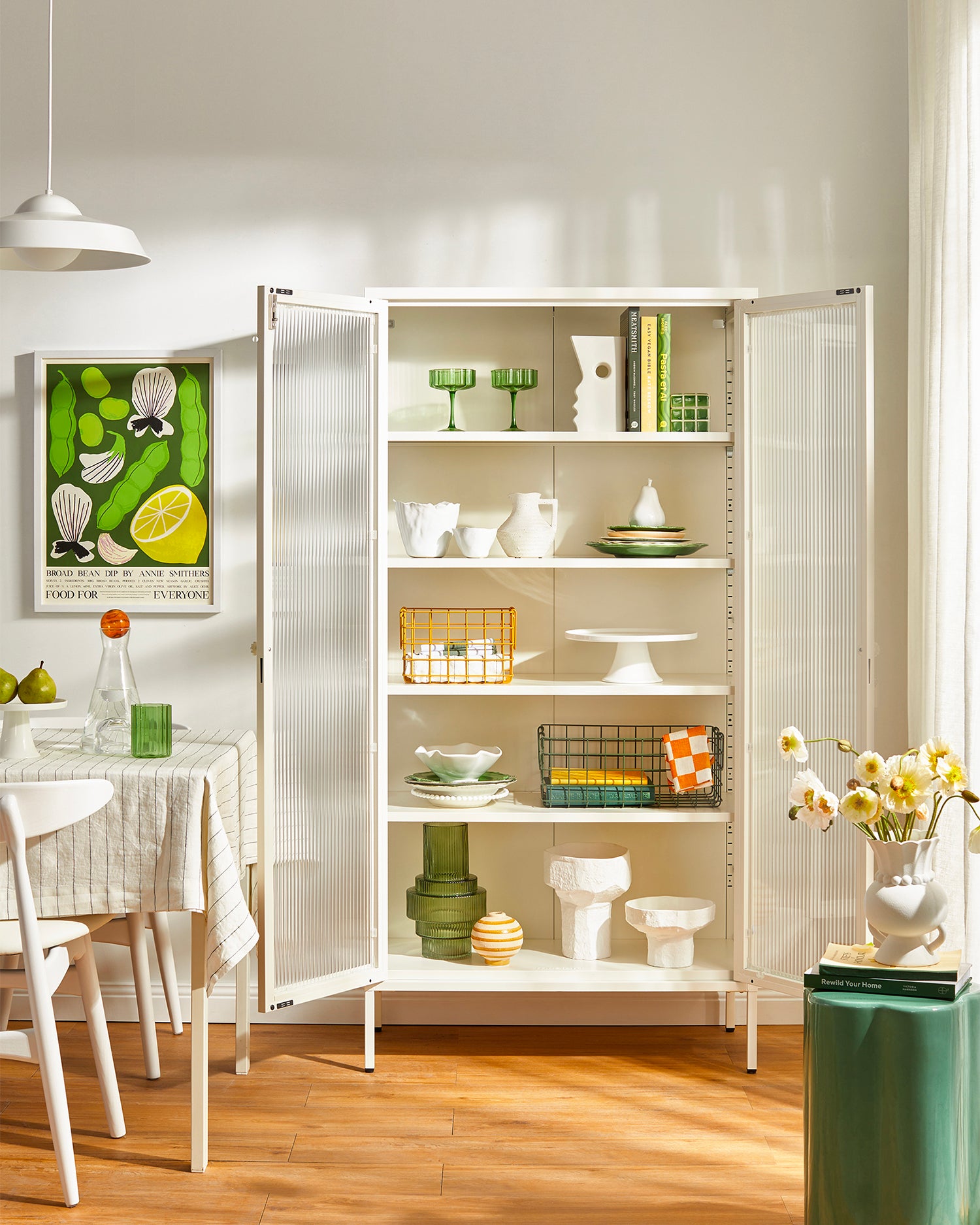 Vetrina in metallo e vetro The Collector