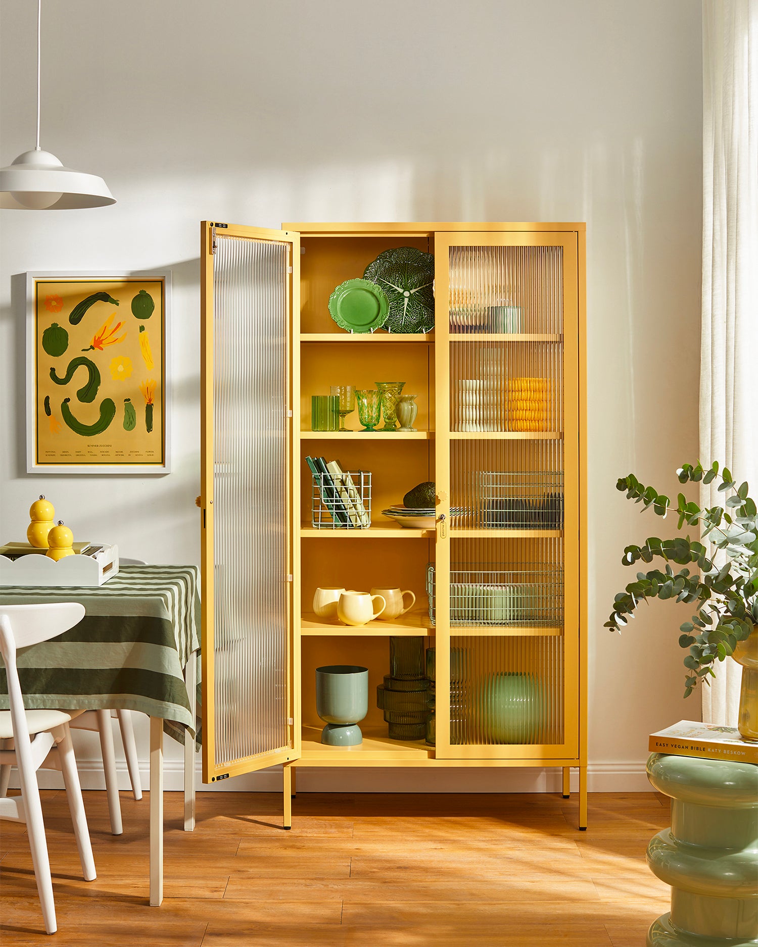 Vetrina in metallo e vetro The Collector