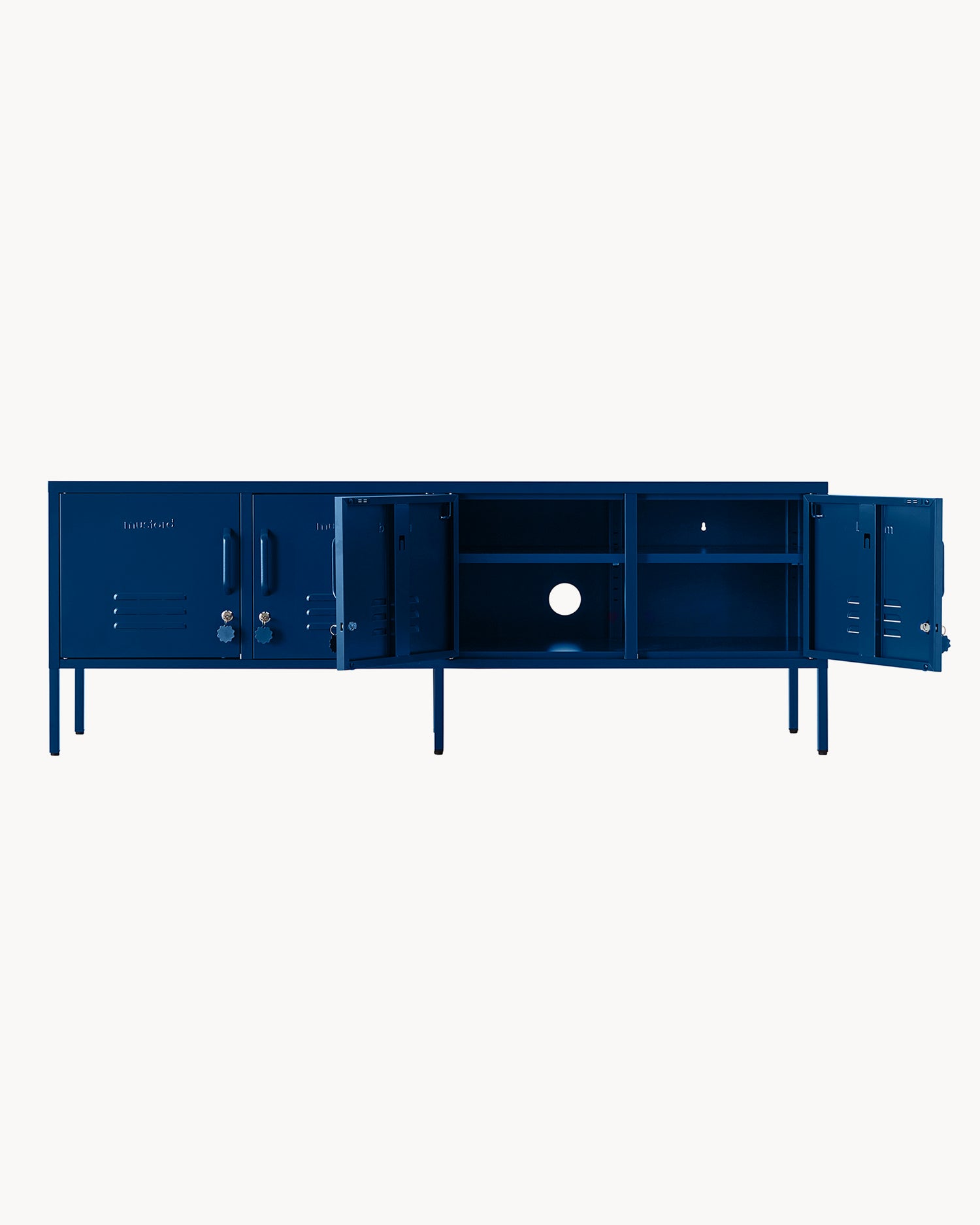Mobile tv in metallo The Standard, blu navy